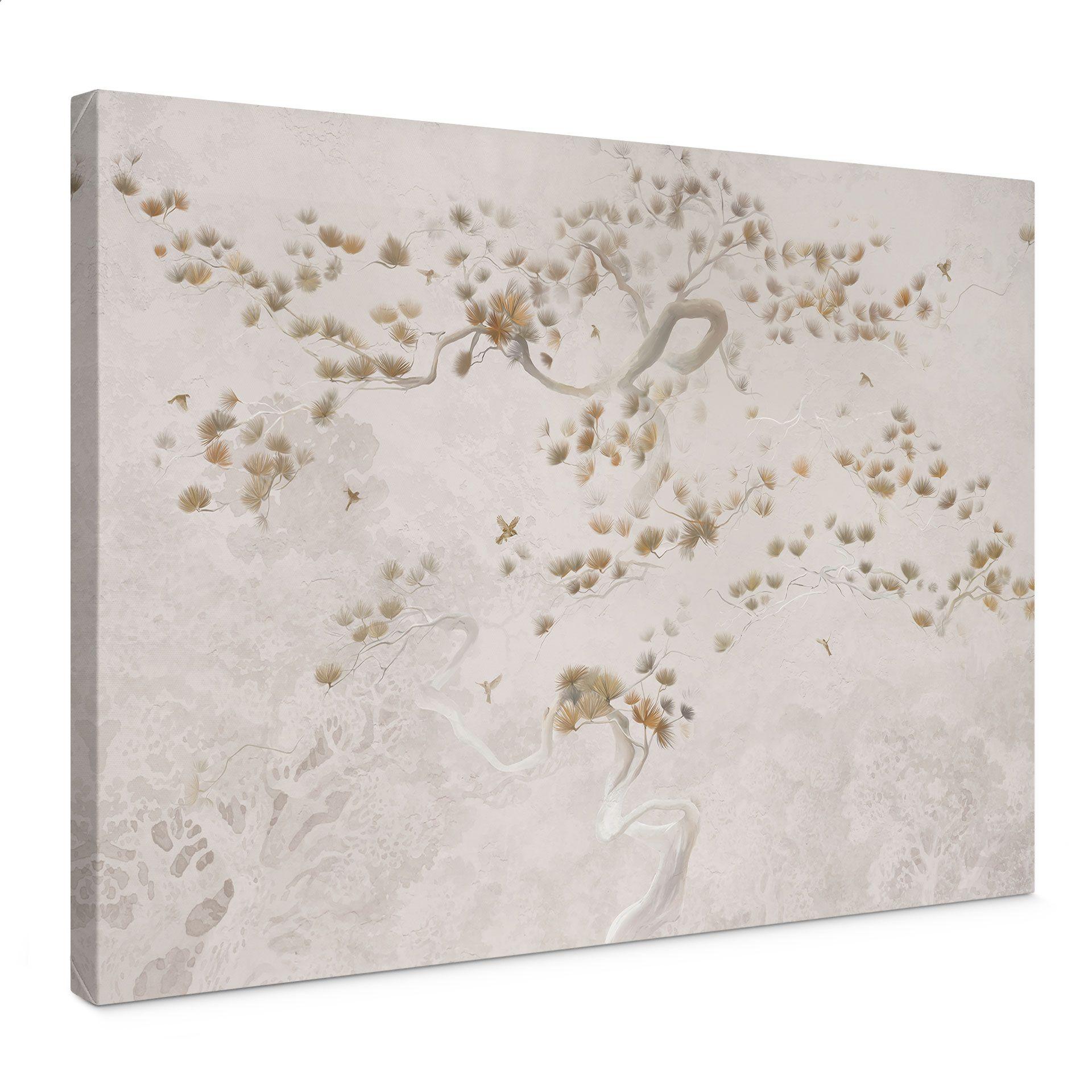Canvas schilderij Elegante den in Aziatische stijl - Ms Tiff