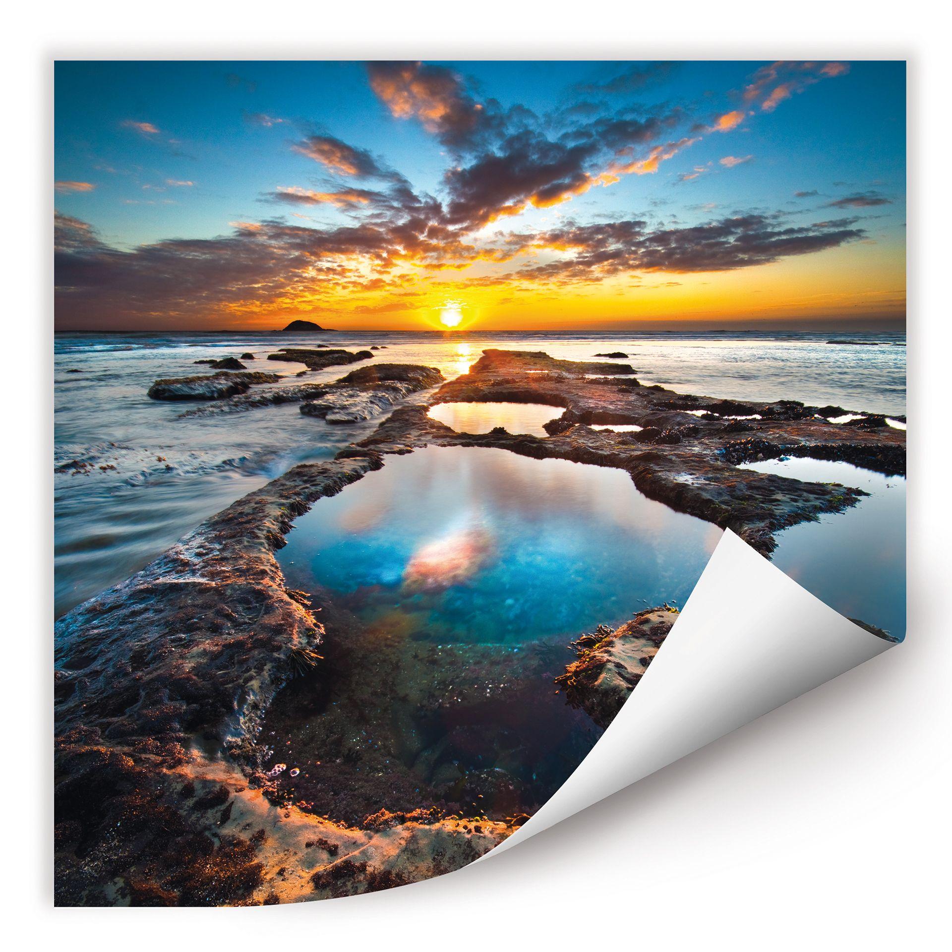 Poster autocollant - W - Baie des Maoris