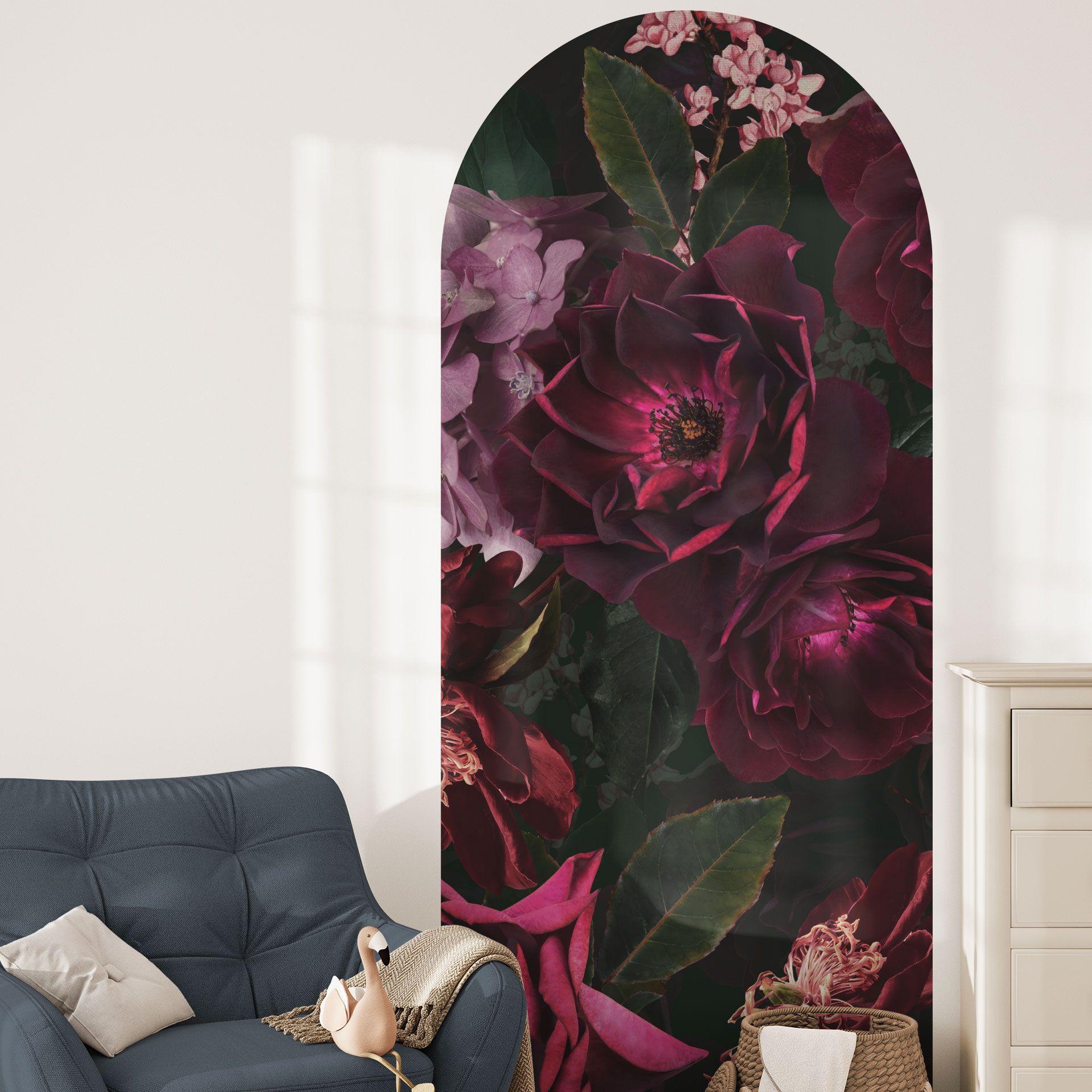 Wallsticker rundbuevægpanel Fleur de Paris - UN Design - smal