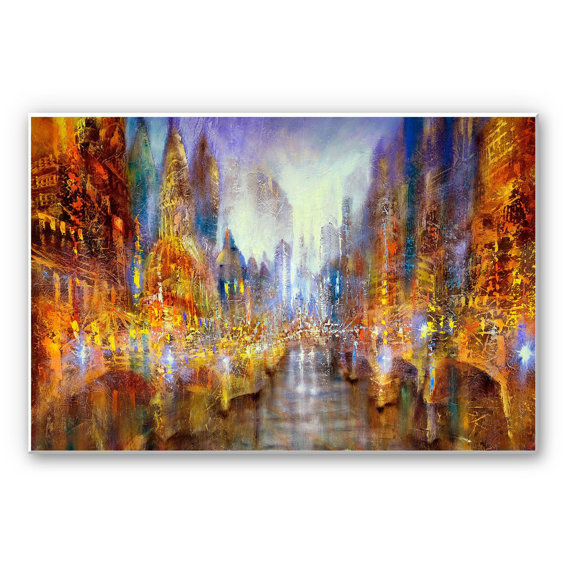 Wanddecoratie Schmucker - Lights in the City