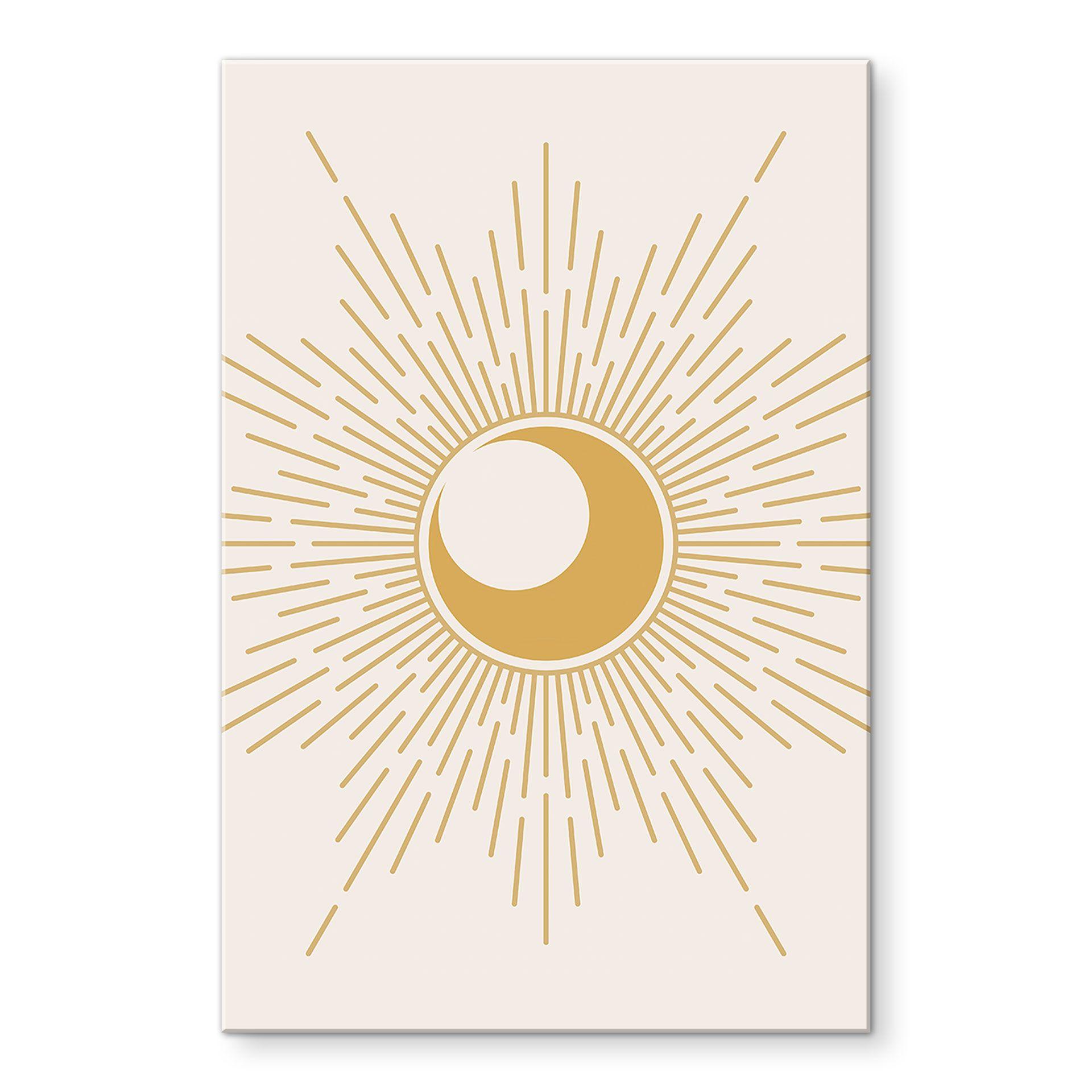 Acrylglas Gouden zonnestralen - KsanaKalpa