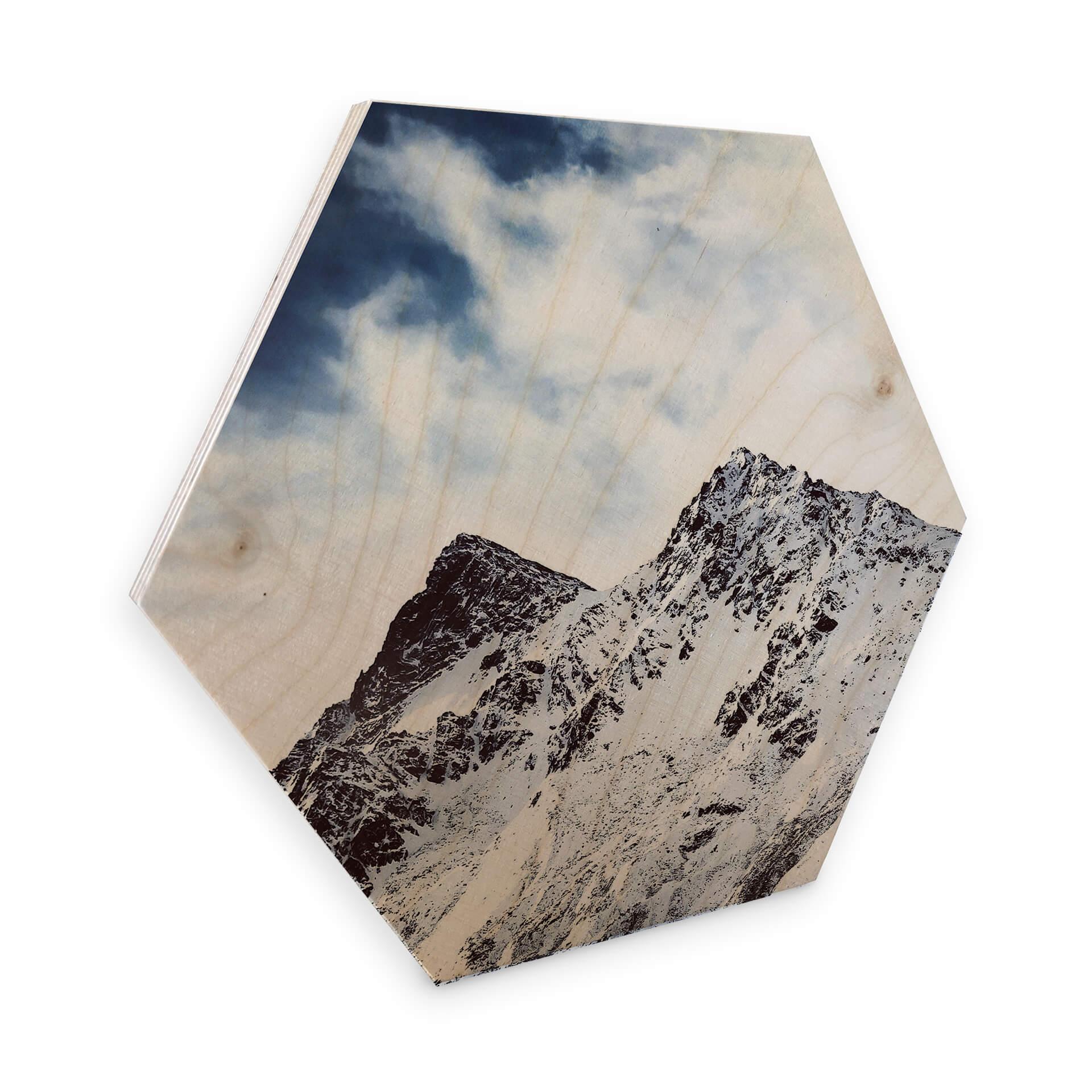 Hexagon Hout - Snow Mountain