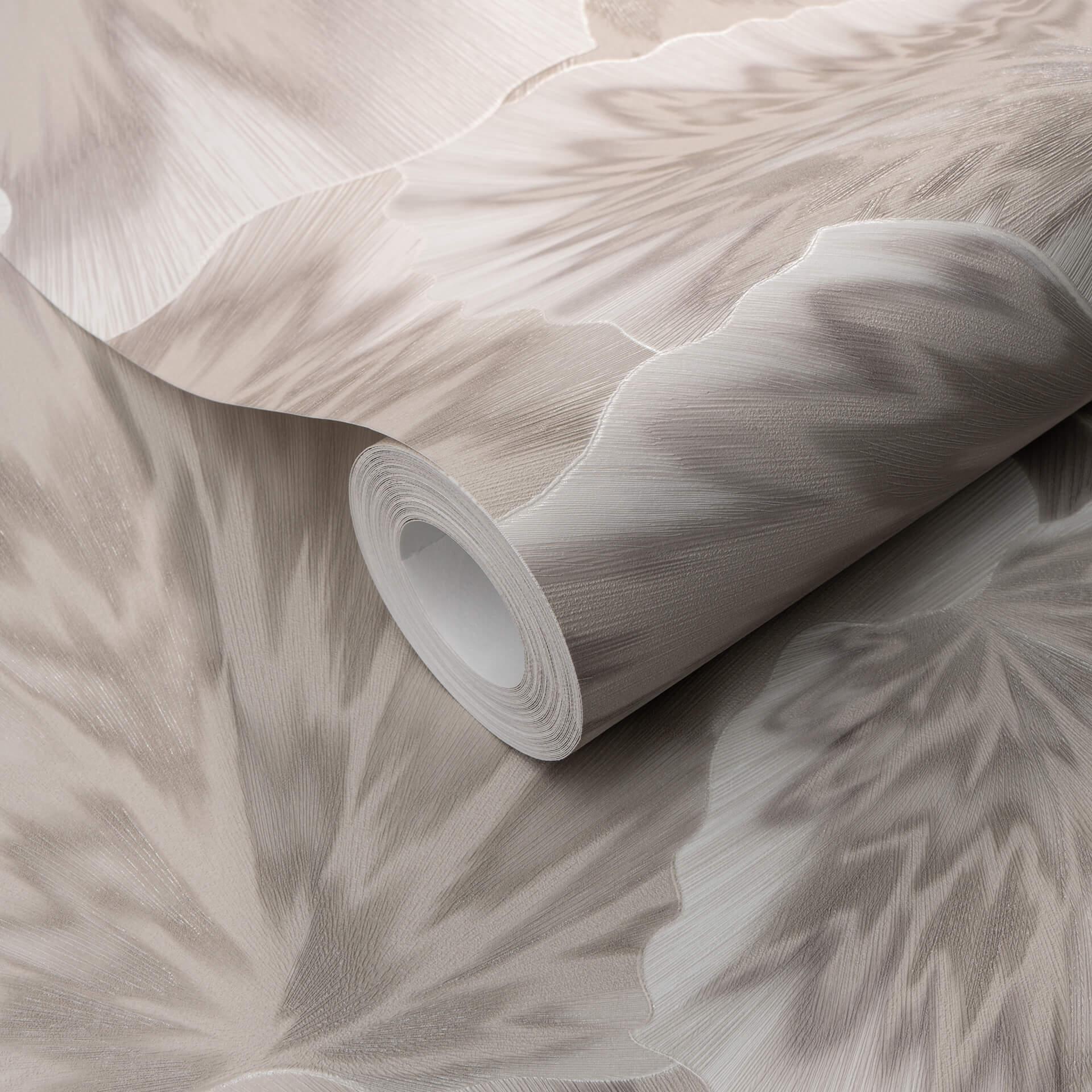 Papier peint intissé à motifs graphiques in beige