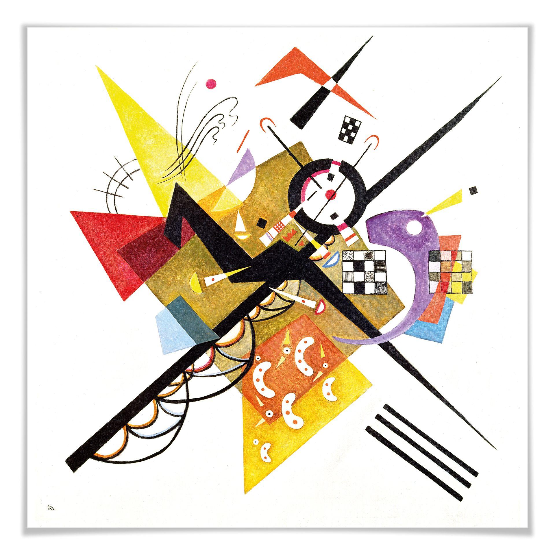 Poster Kandinsky – Op Wit II