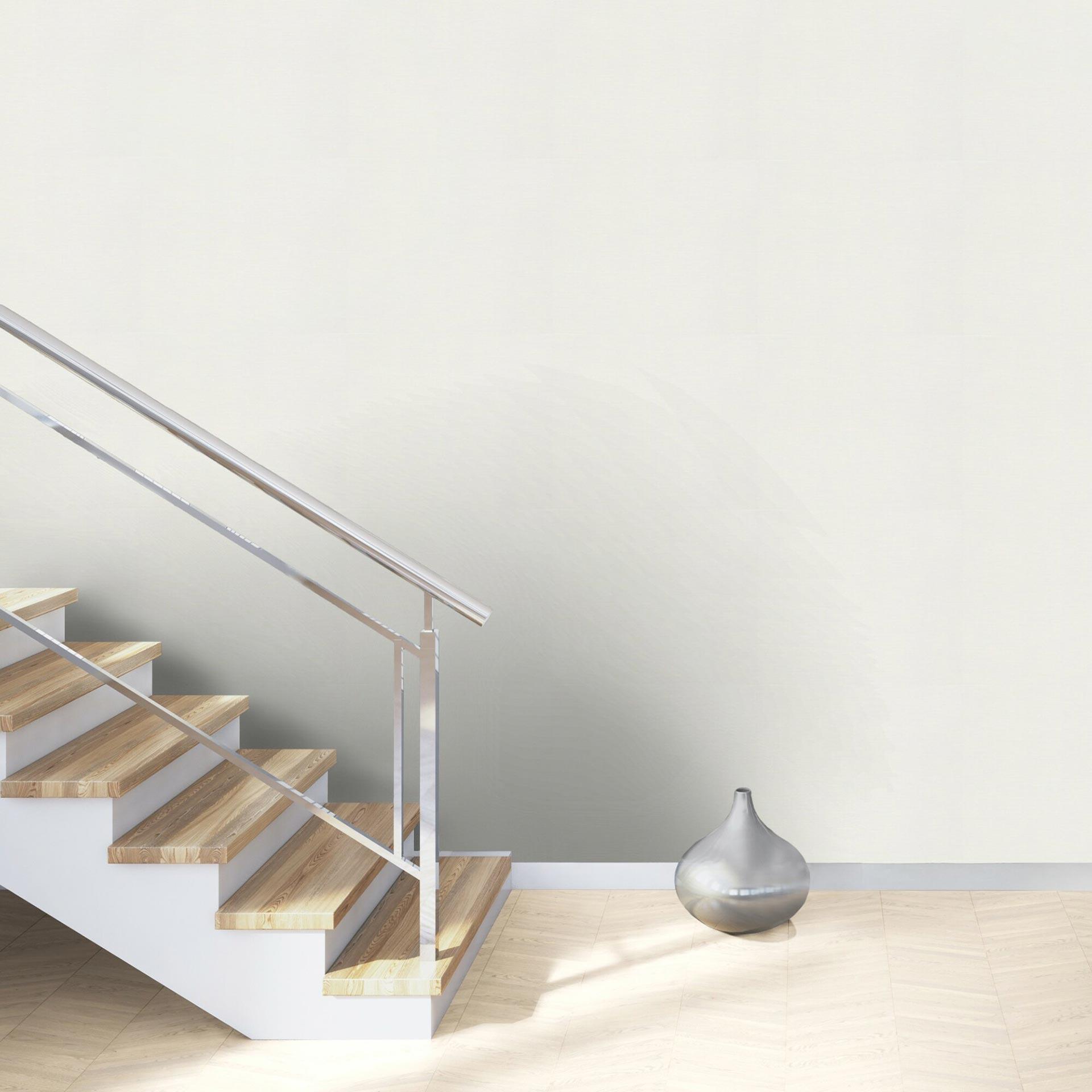 Almindeligt tapet, tekstureret non-woven tapet Bauhaus hvid