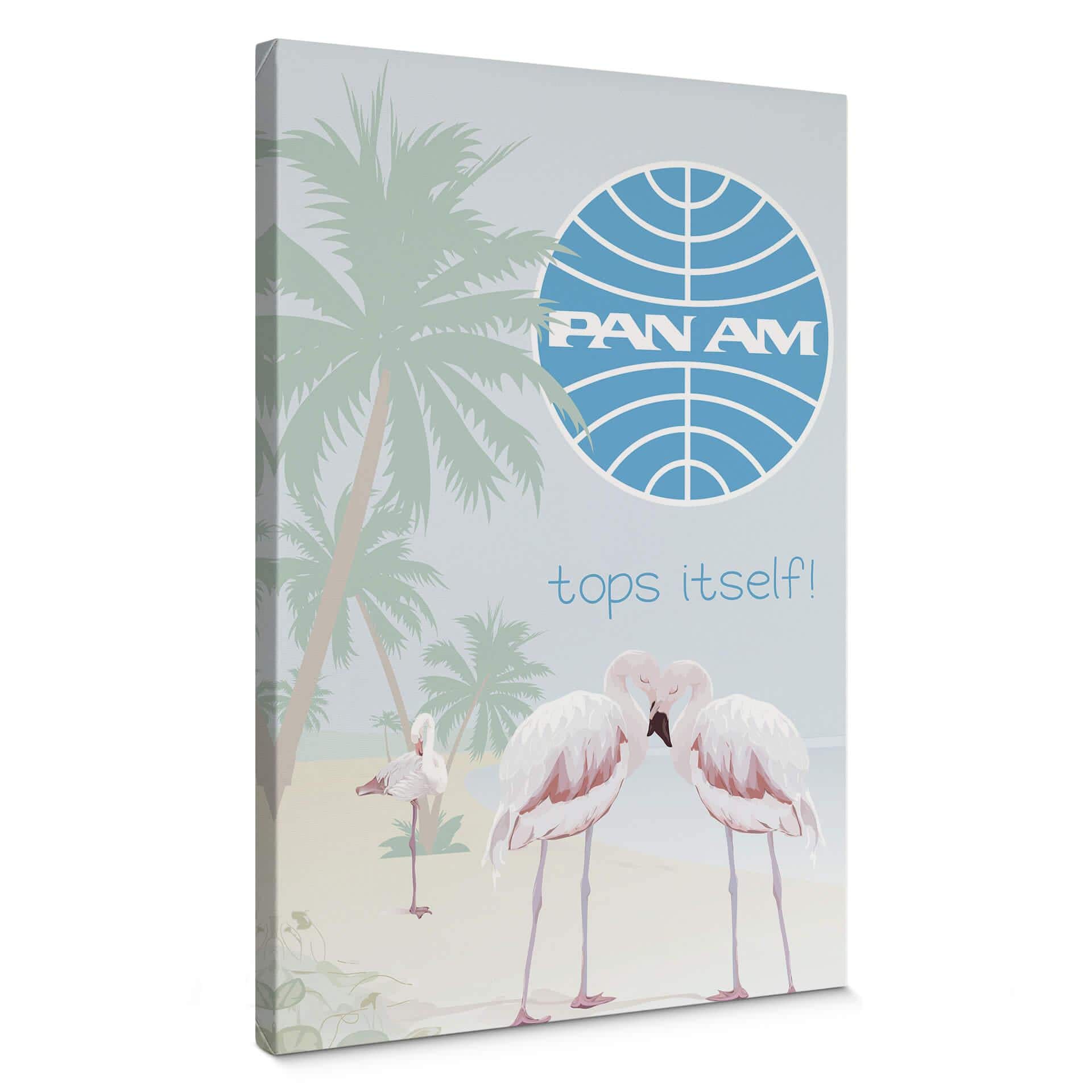 Lienzo PAN AM - Bahía Flamingo