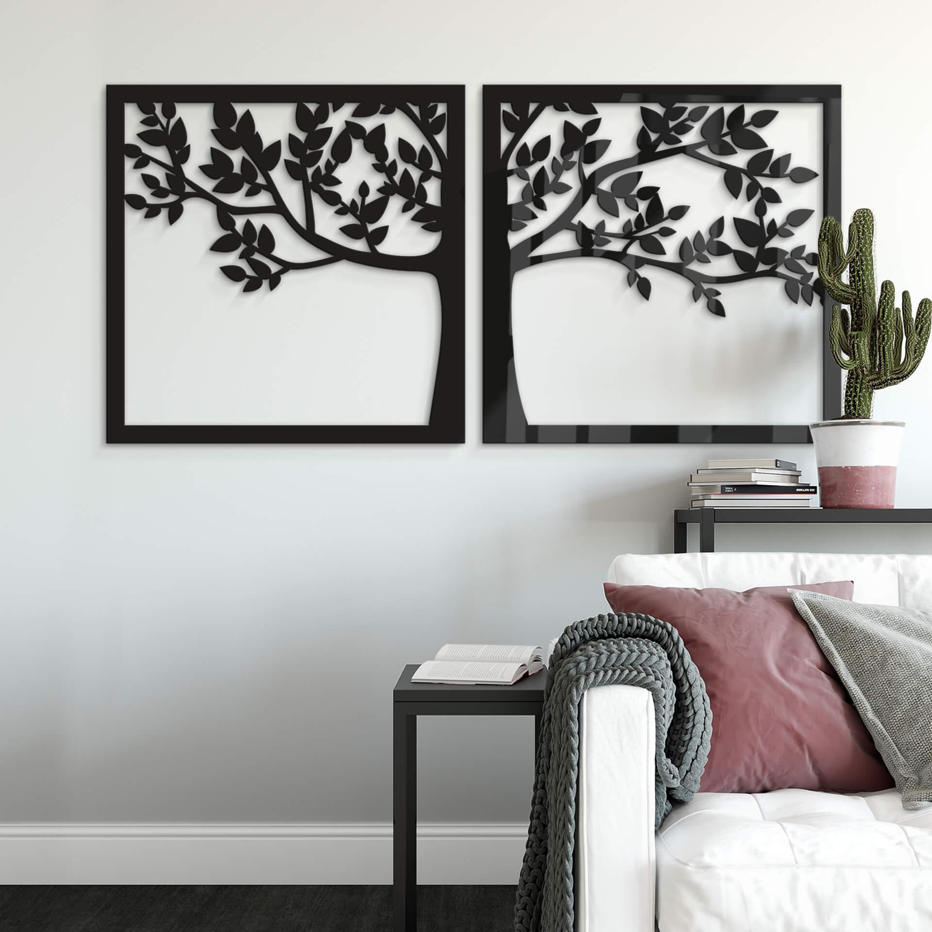 Decoración acrílica magnífico árbol
