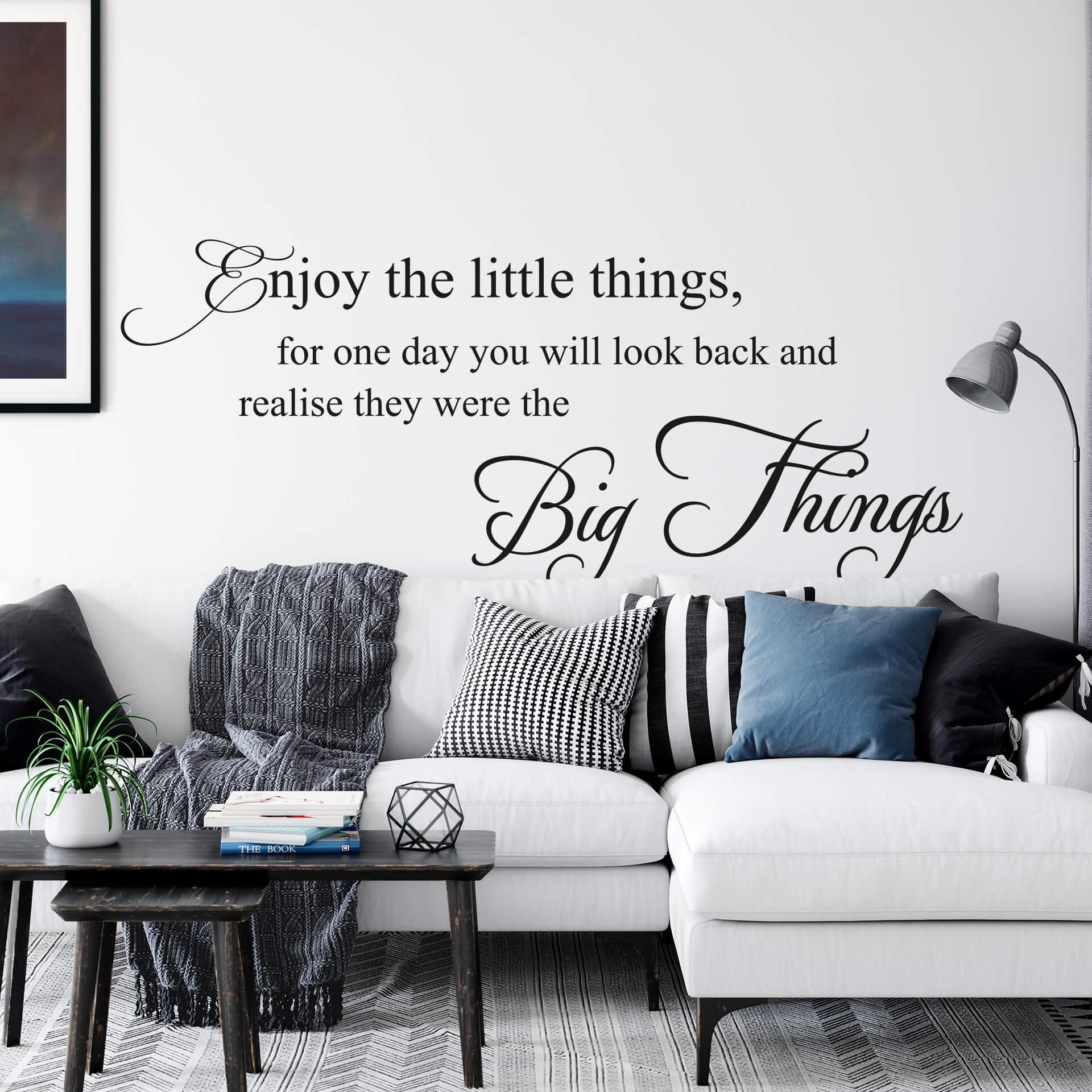 Wallsticker - Enjoy the little things... 1