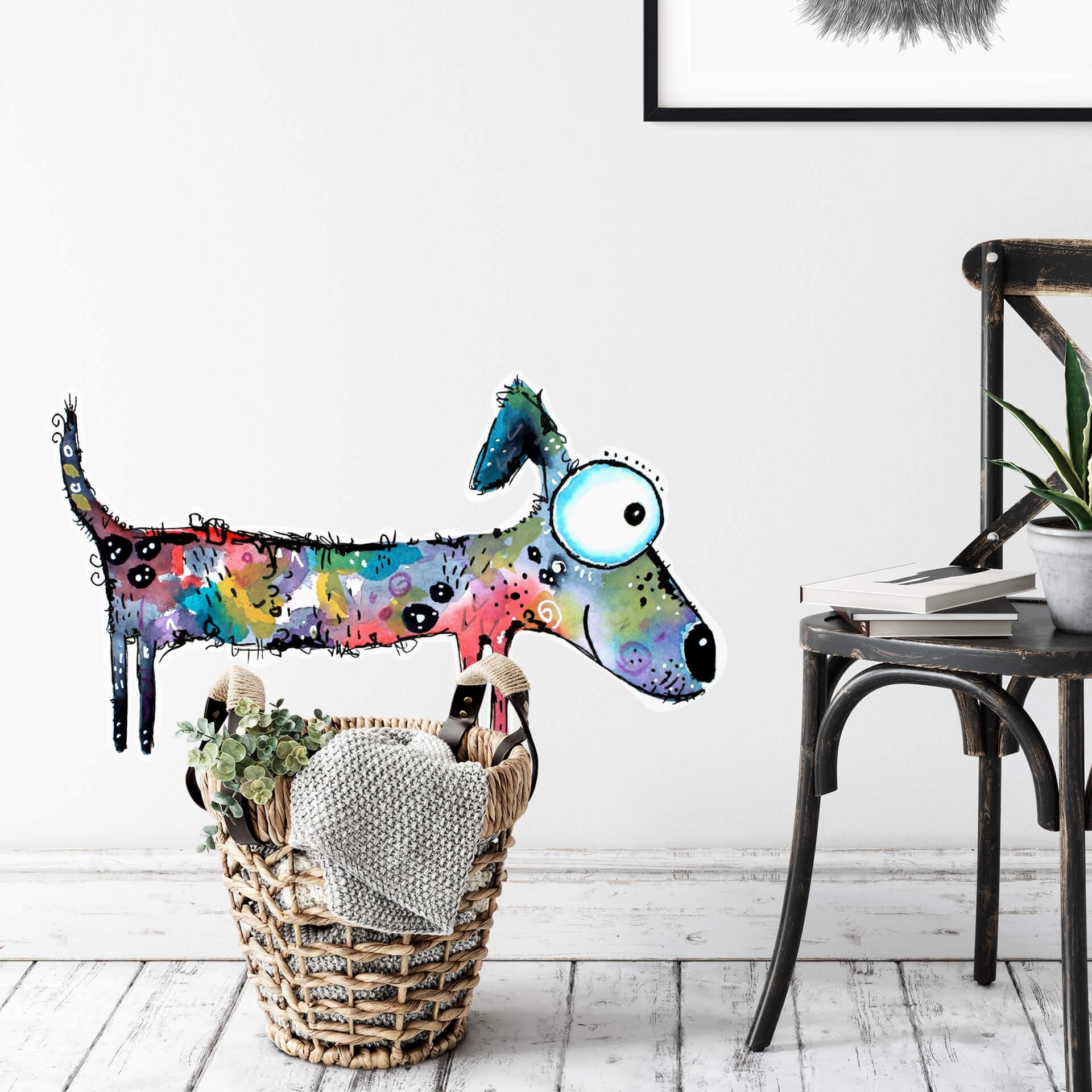 Muursticker Hagenmeyer – Happy Dog
