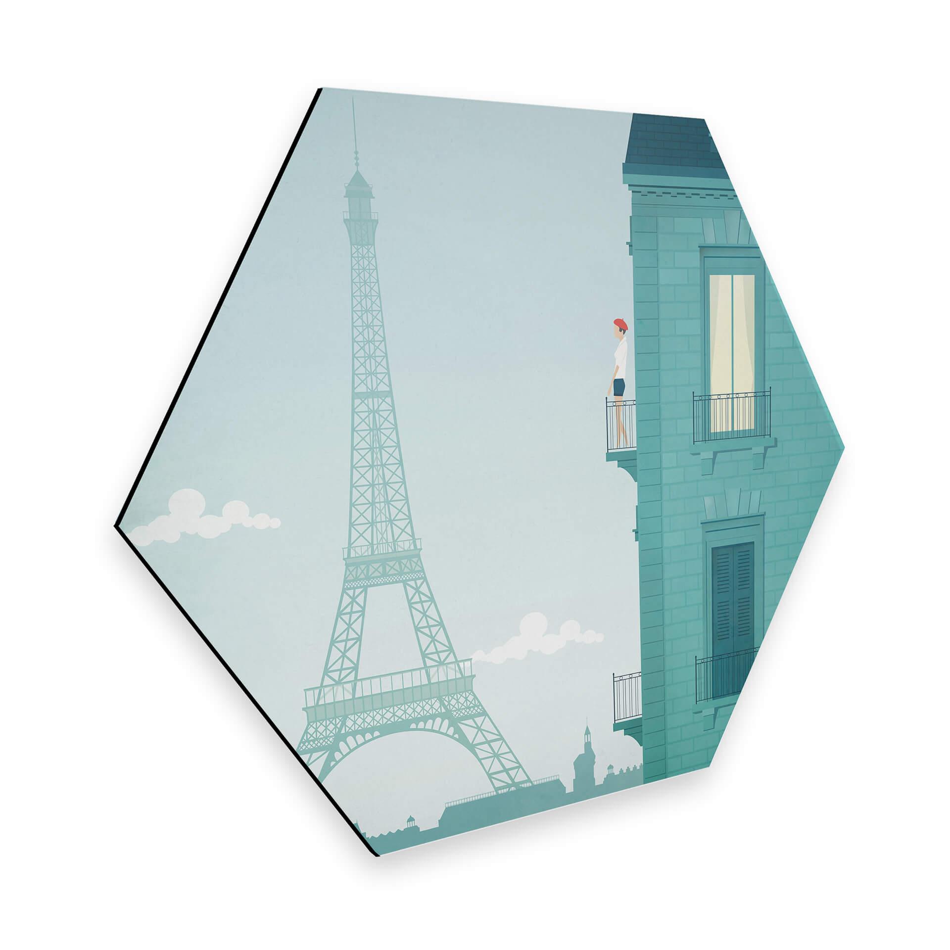 Hexagon Alu-Dibond - Henry Rivers - Paris
