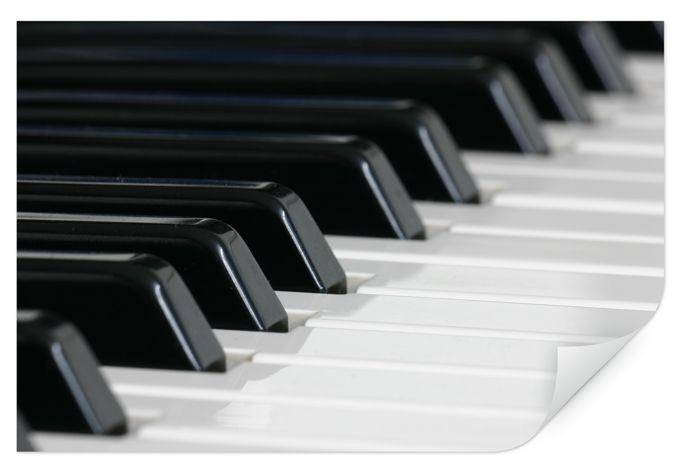 Poster autocollant - W - Clavier