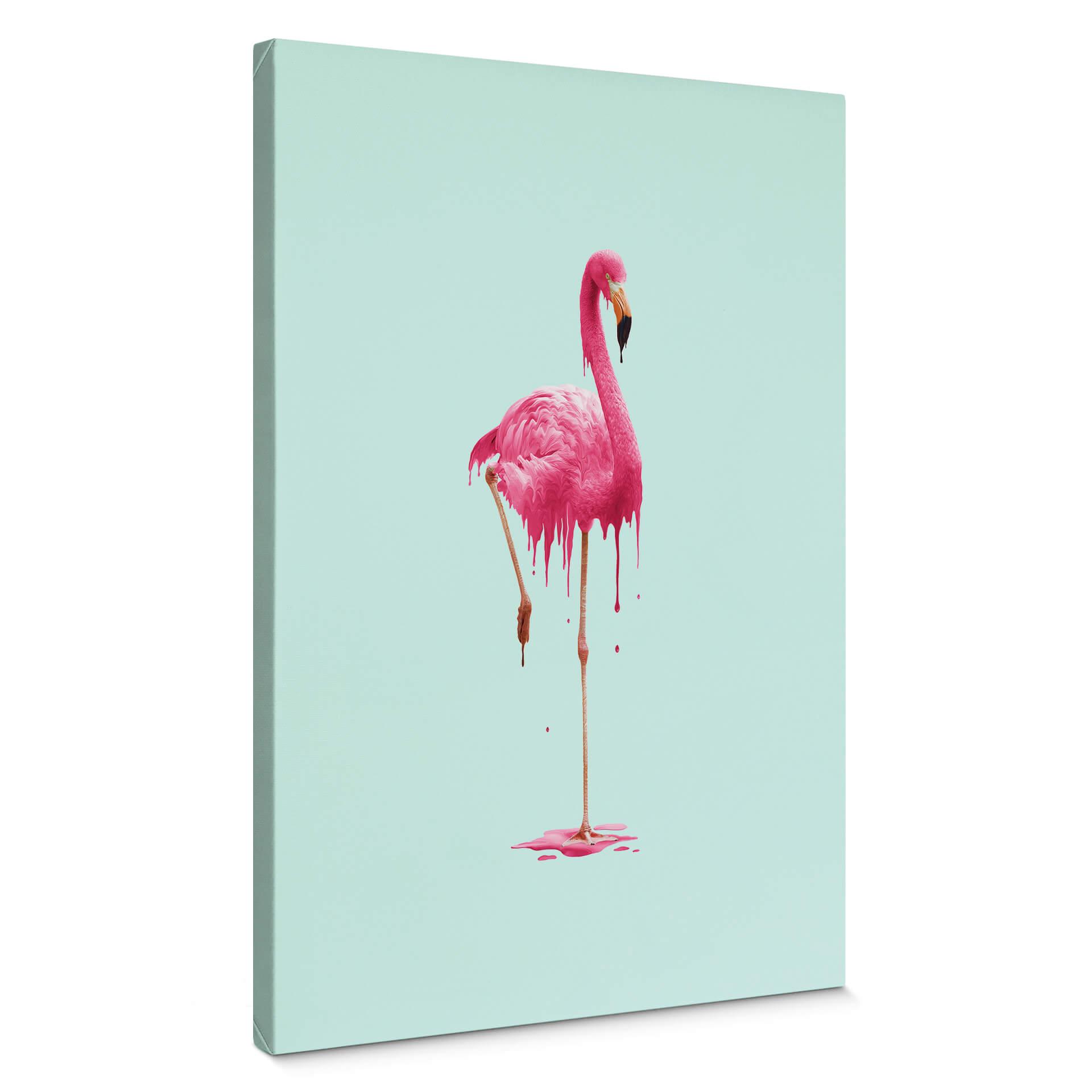 Cuadro Lienzo Loose - Melting Flamingo