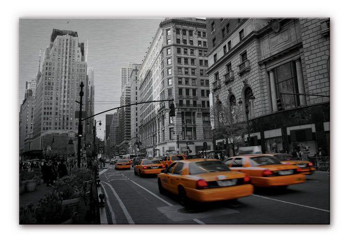Aluminium Dibond Taxi's in Manhattan