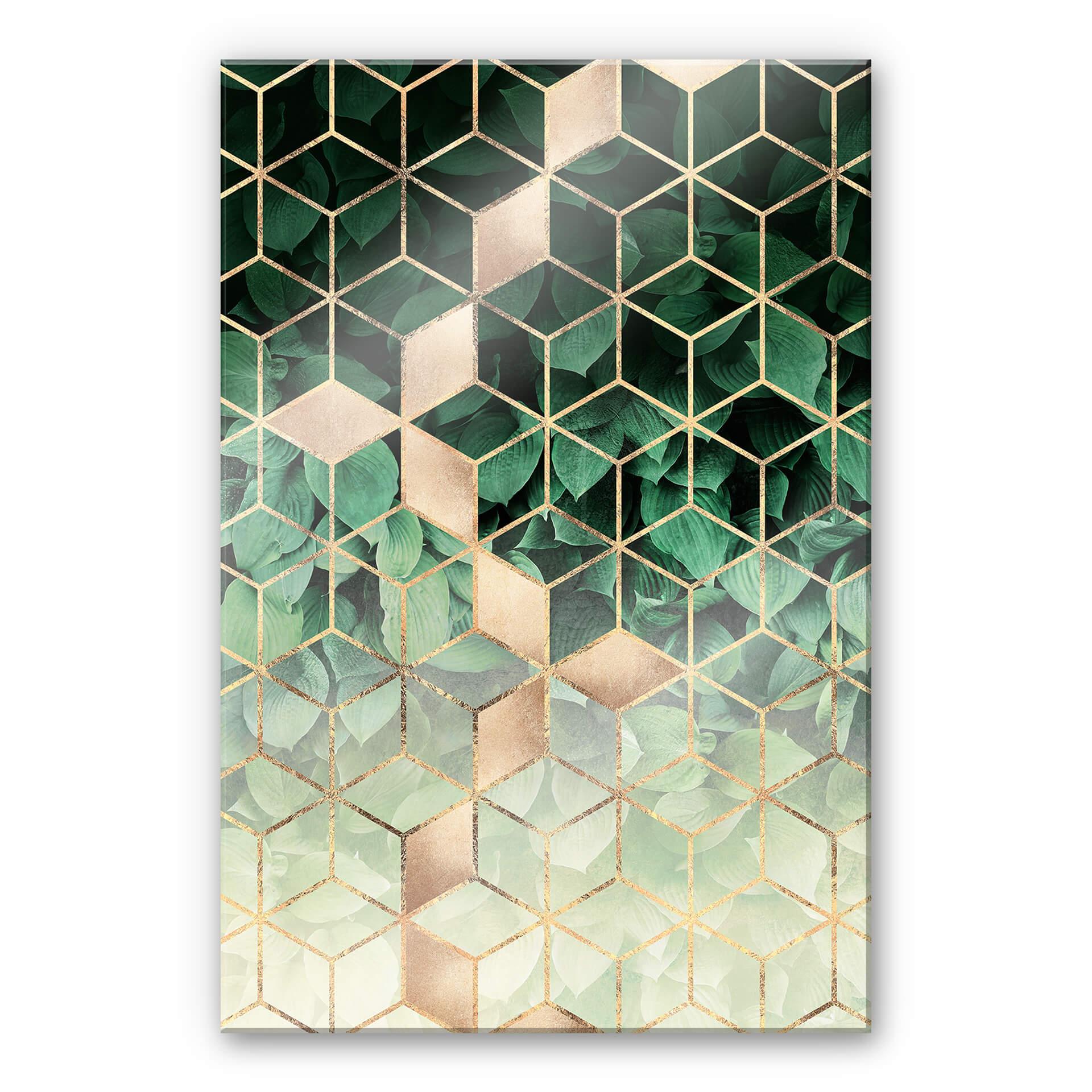 Akrylbillede Fredriksson - Natur møder geometri
