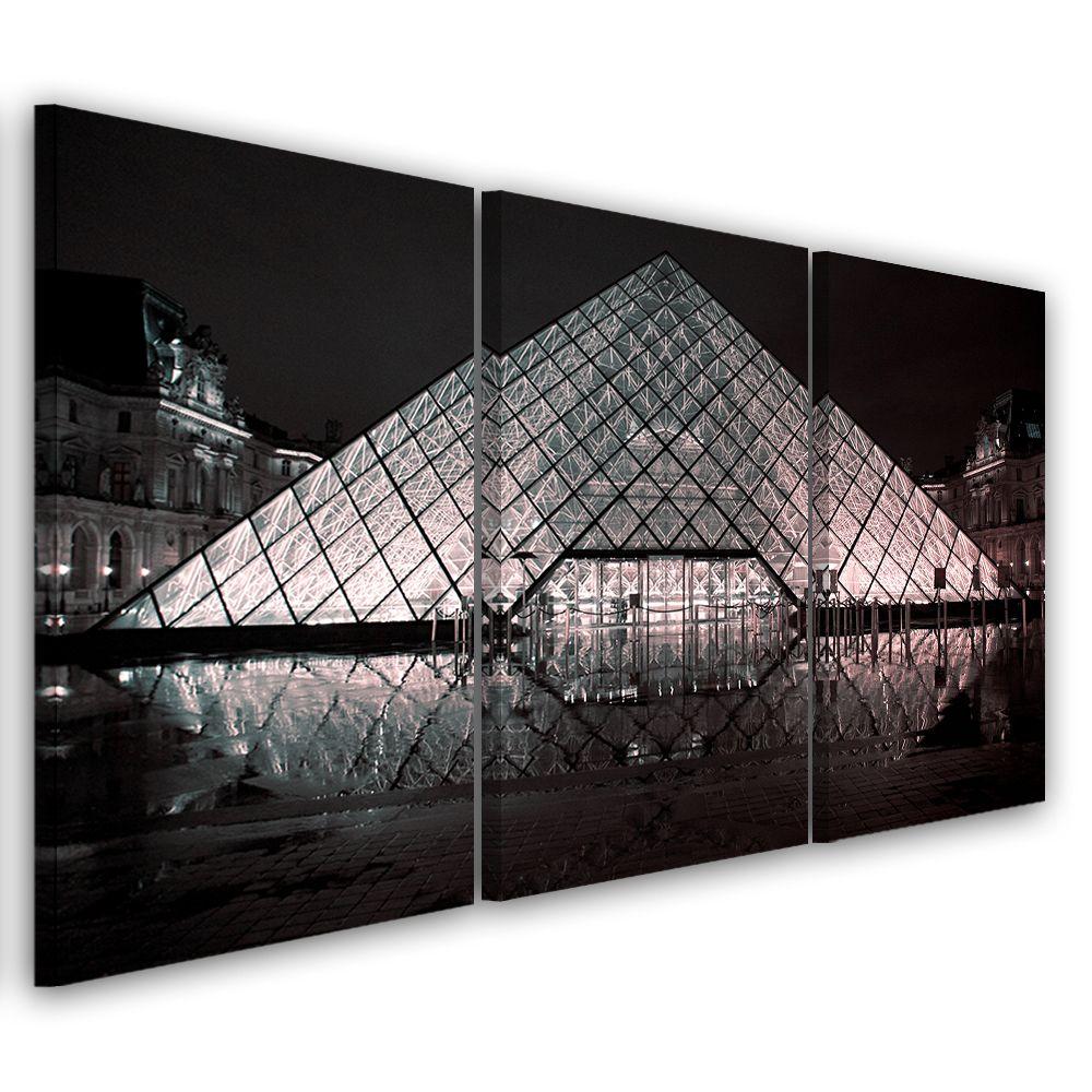 3 stykke lærredstryk, Louvre Paris Frankrig