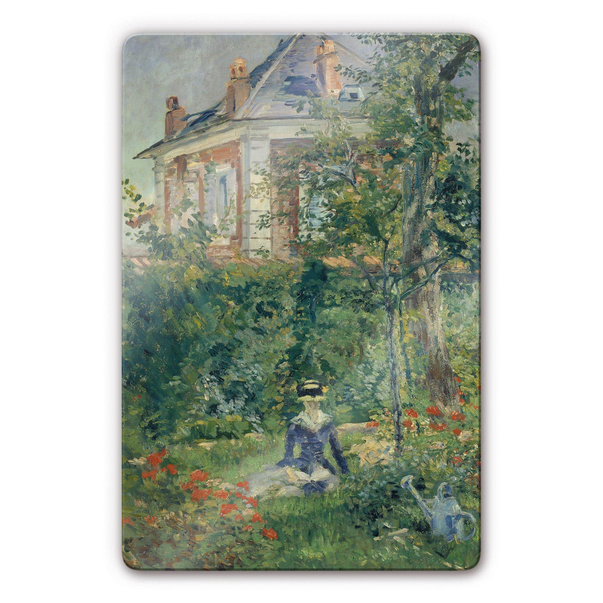 Tableau en verre - Manet - Marguerite dans le jardin de Bellevue