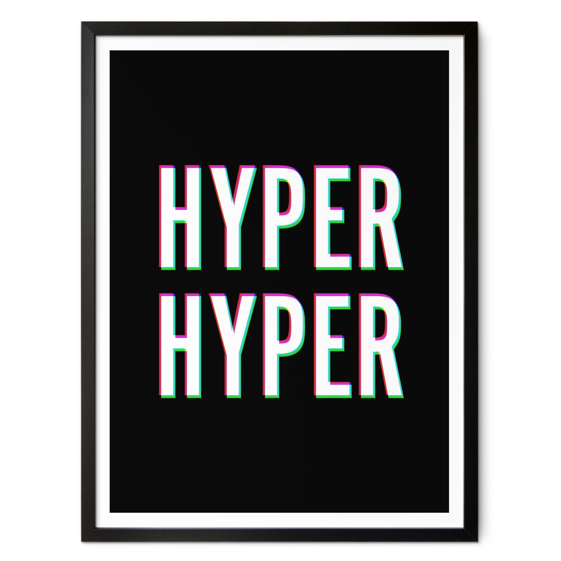 Plakat Hyper Hyper - Glitch Effect