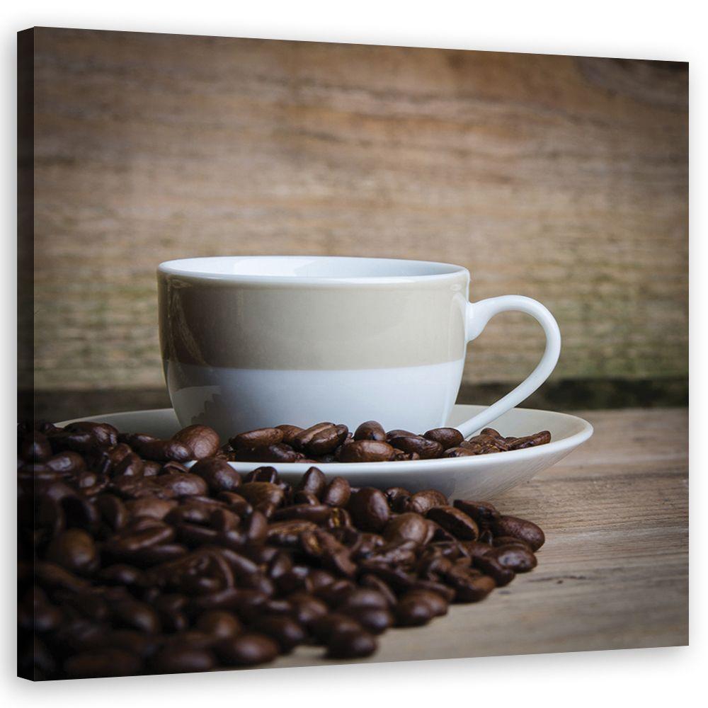 Canvasbillede, kaffekop
