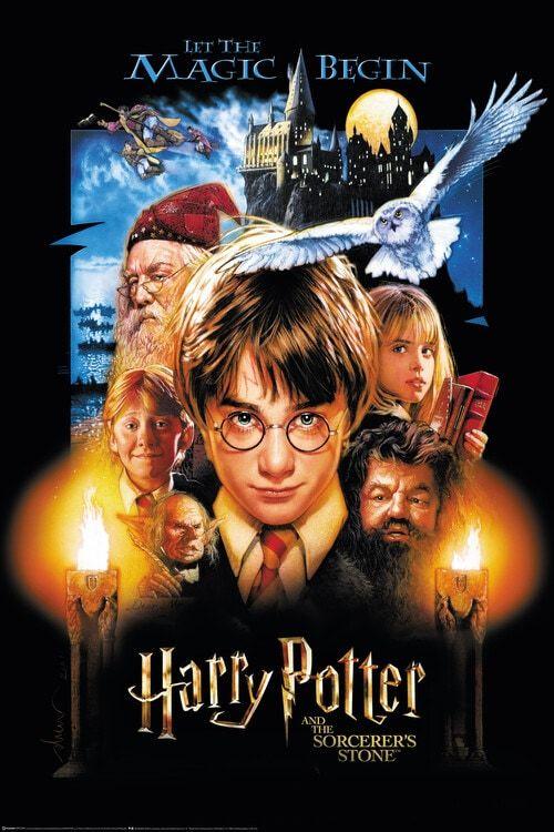Filmplakat Harry Potter - De Vises Sten, plakat (61 x 91,5 cm)