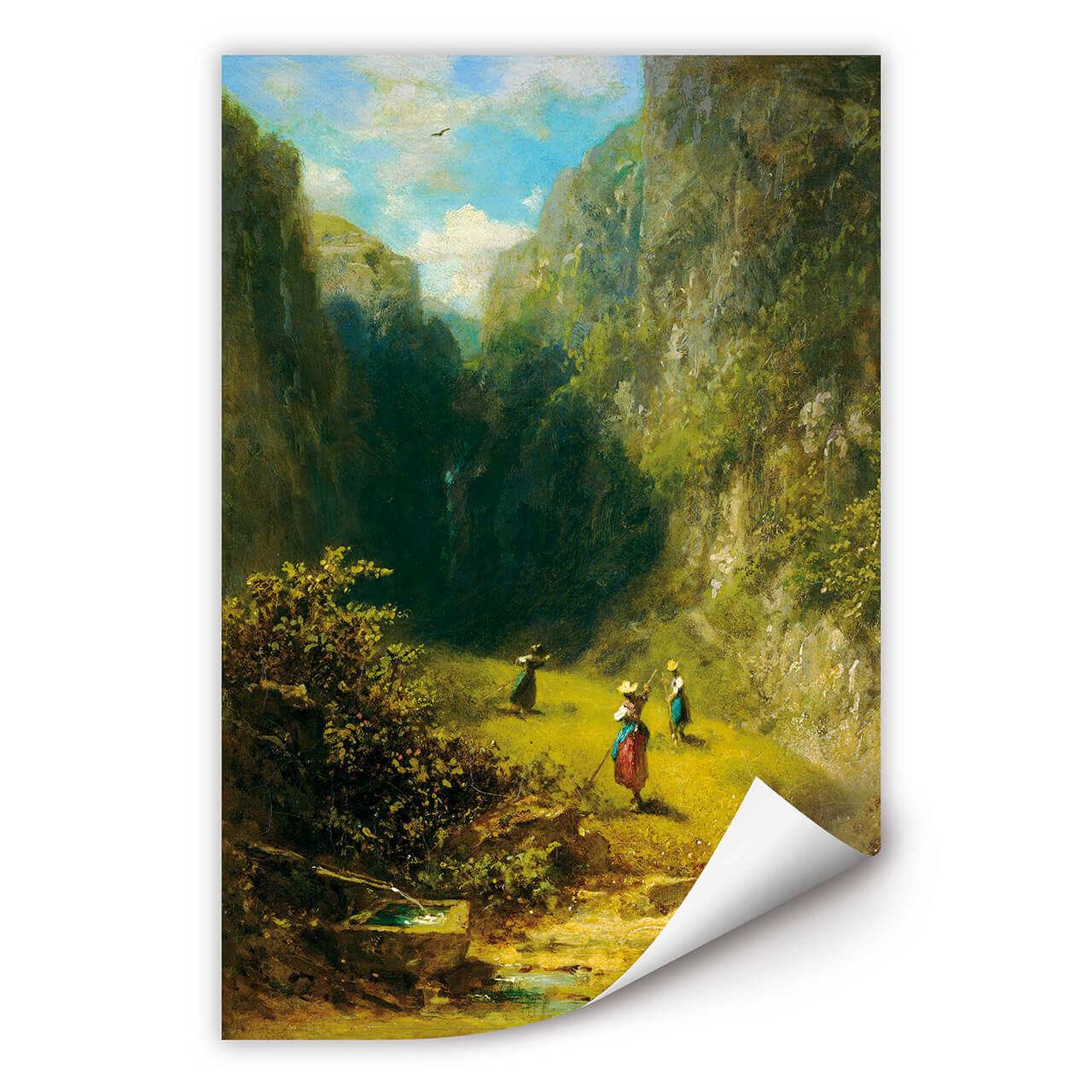 Zelfklevende Poster - Spitzweg - Mountains