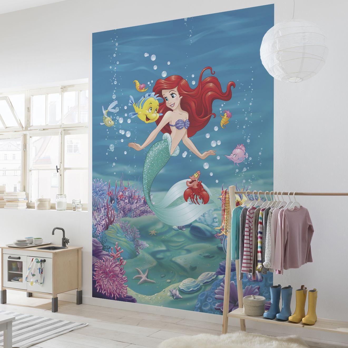 Fototapet Disney - Ariel synger