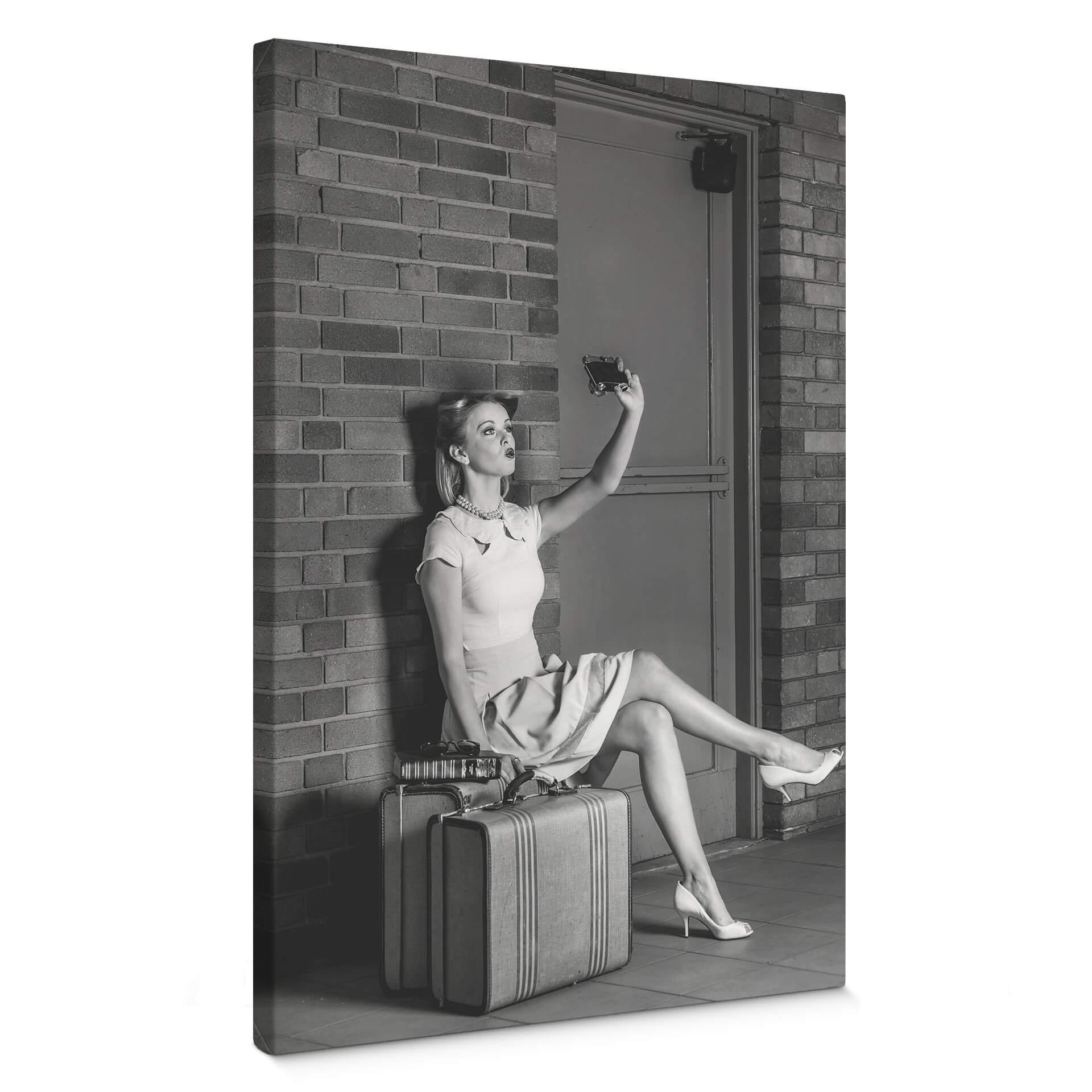 Canvasbillede - Woodforth - Oldfashioned selfie
