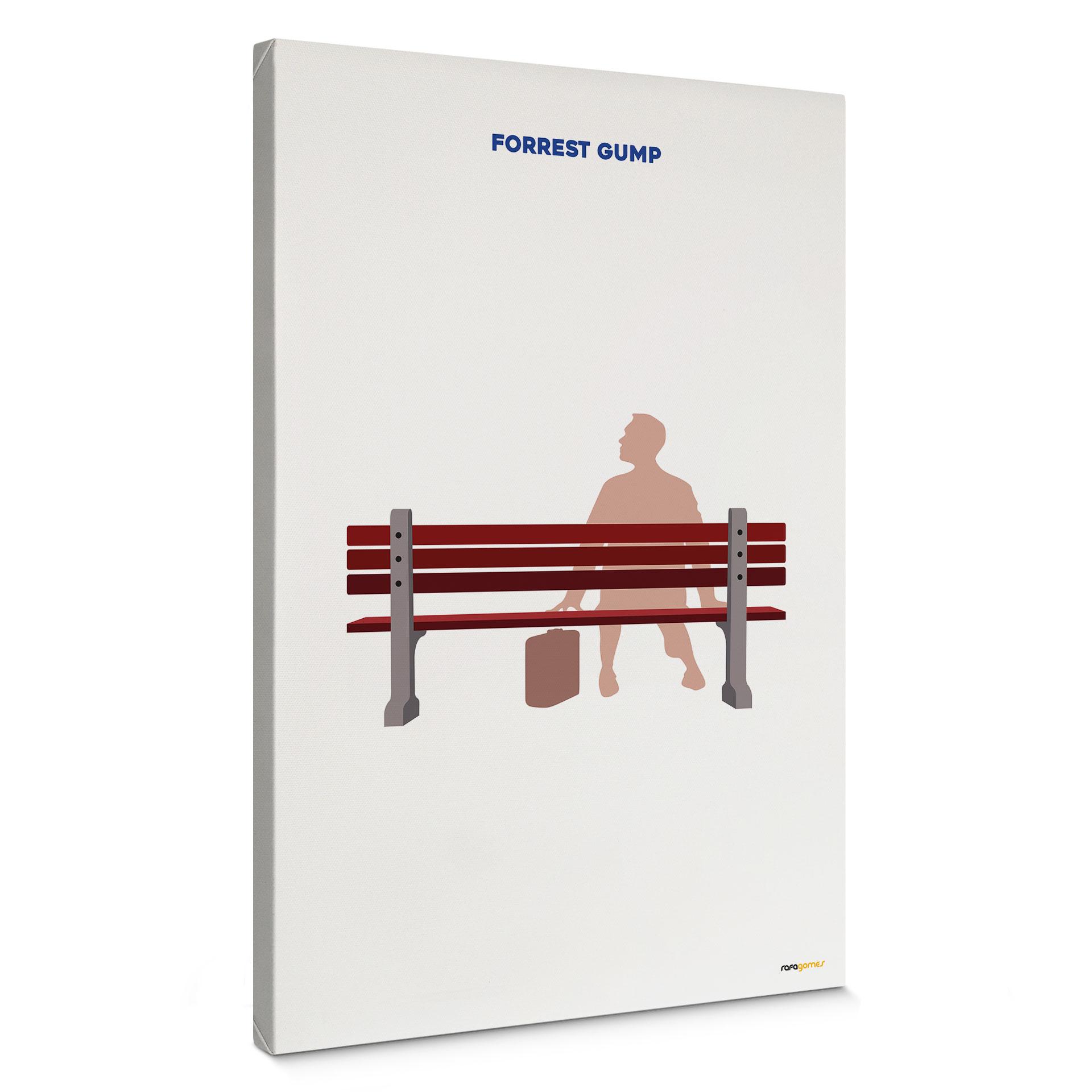 Cuadro en lienzo inspirado en la película "Forrest Gump" - Gomes