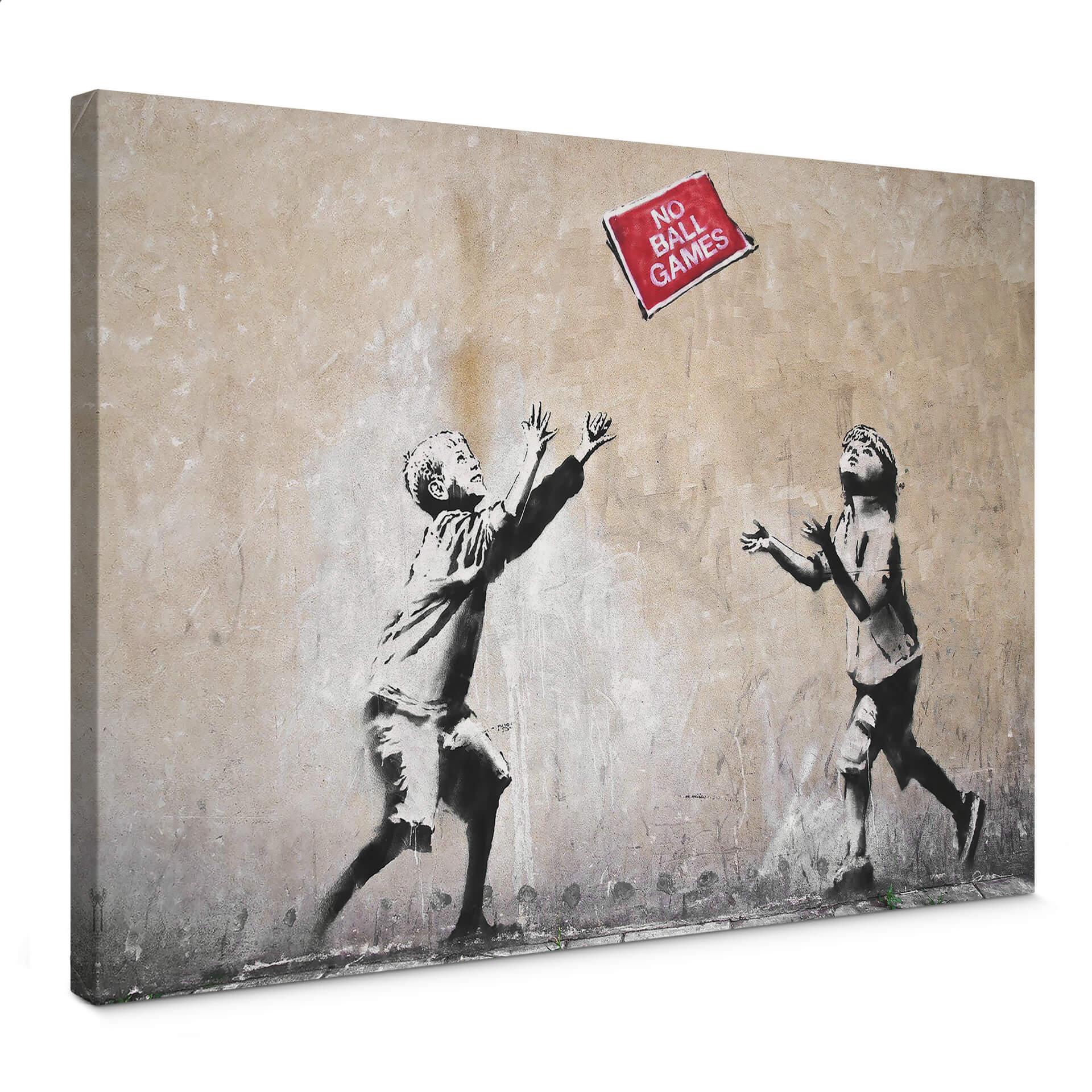 Canvasbillede Banksy - No Ball Games