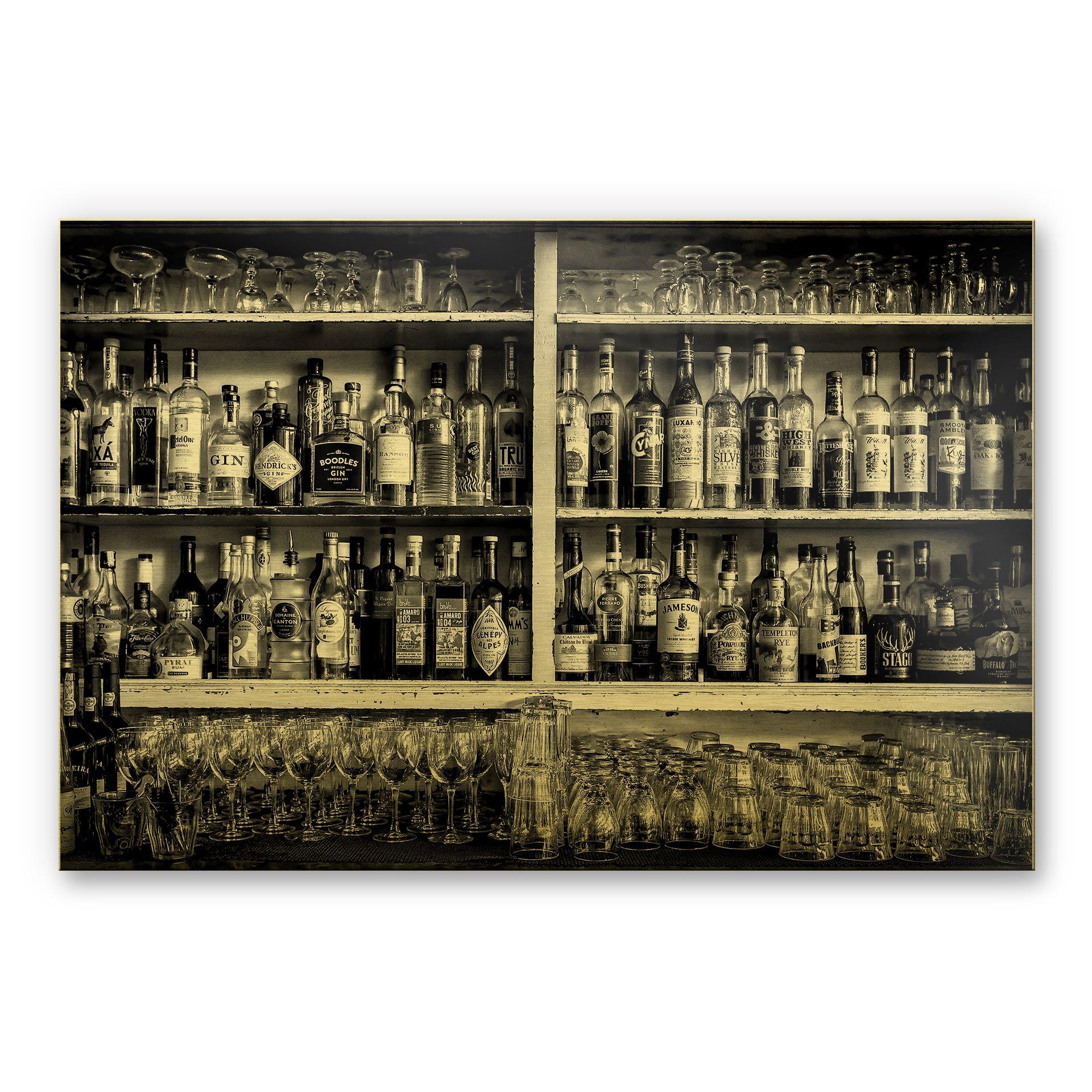 Alu-Dibond Goudeffect - Classic Bar