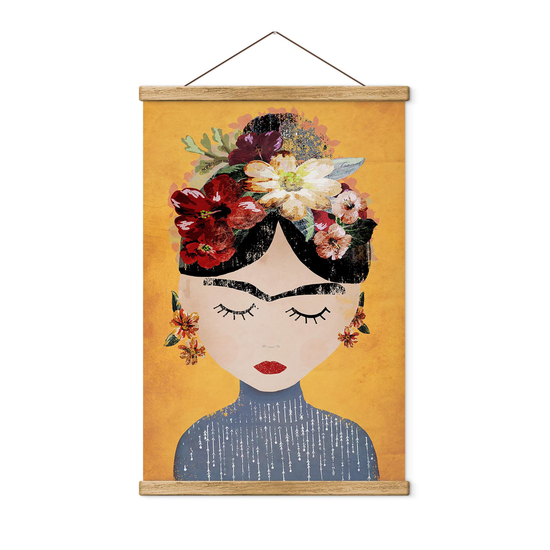 Tekstil plakat Treechild - Frida