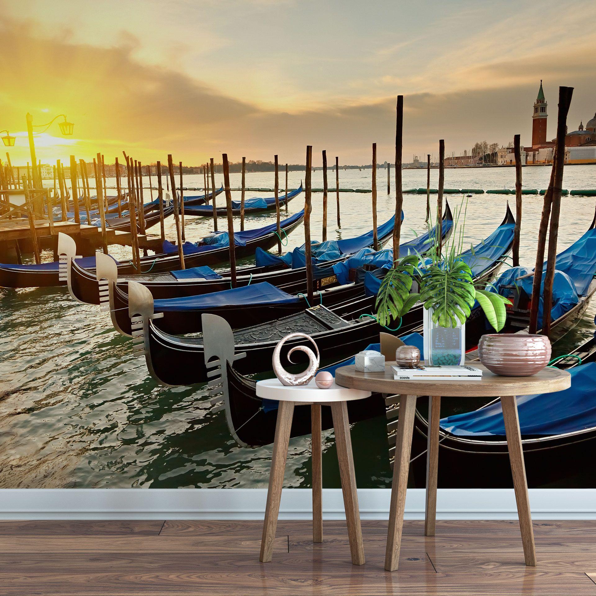 Fototapet - Gondoler i Venedig