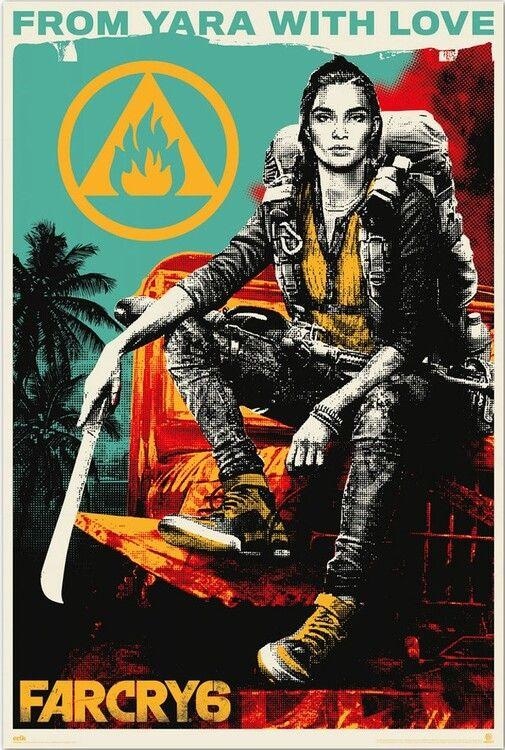 Gaming Poster Far Cry 6 - From Yara With Love 61x91,5 cm