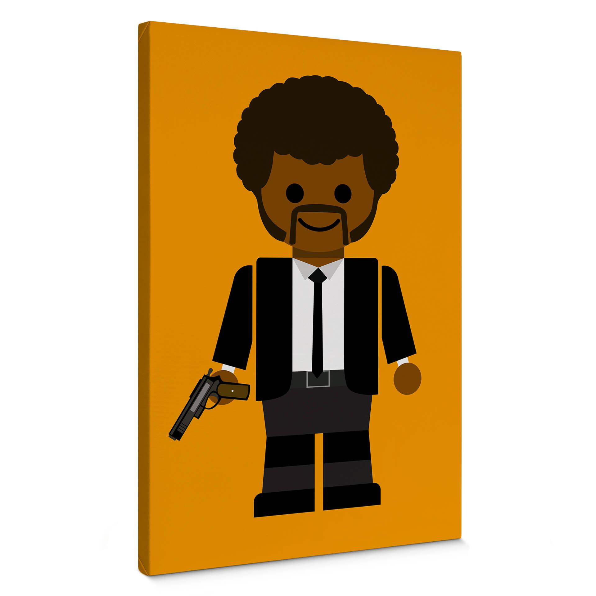 Lienzo Gomes - Pulp Fiction toy Jules Winnfield