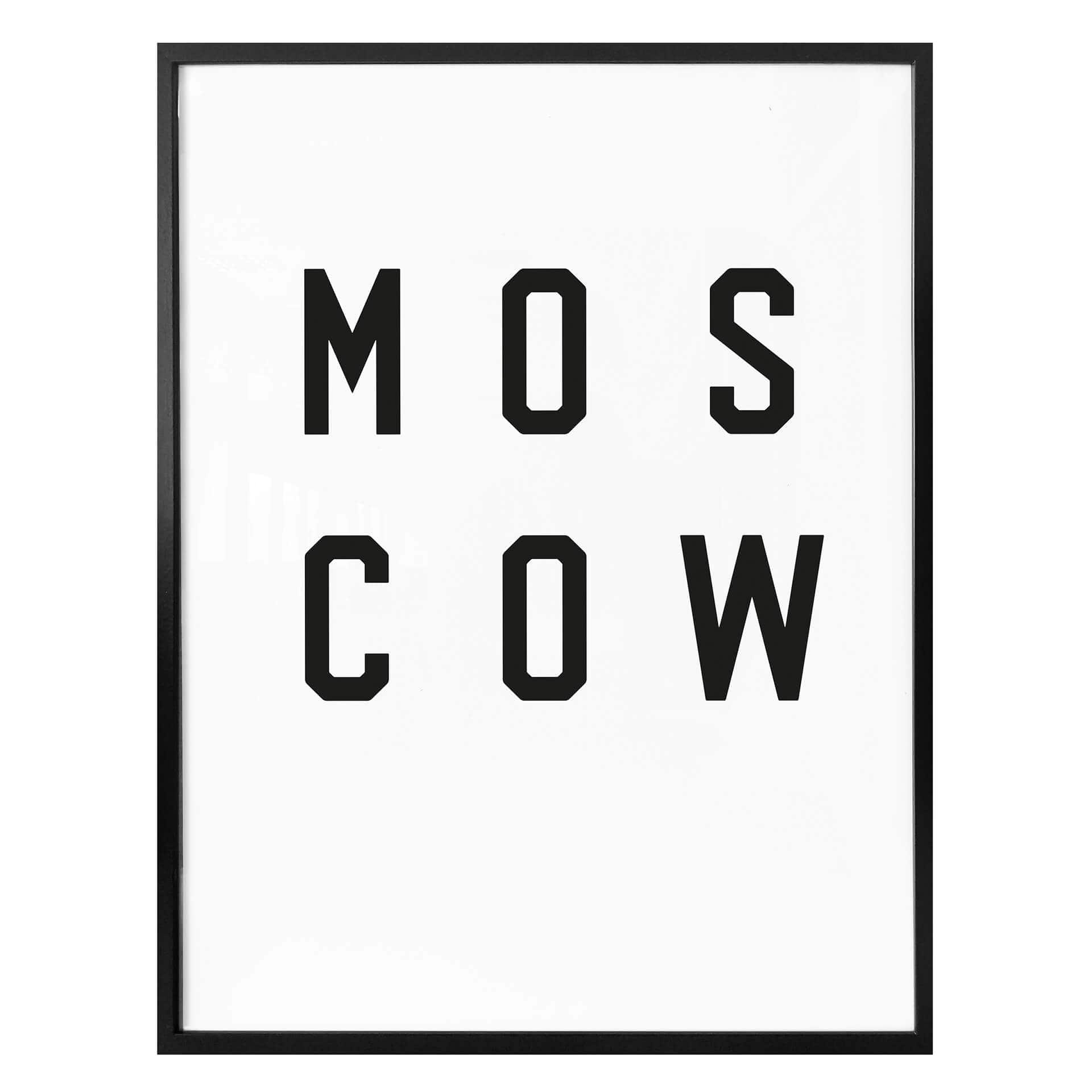 Póster - Tipografía Moscú