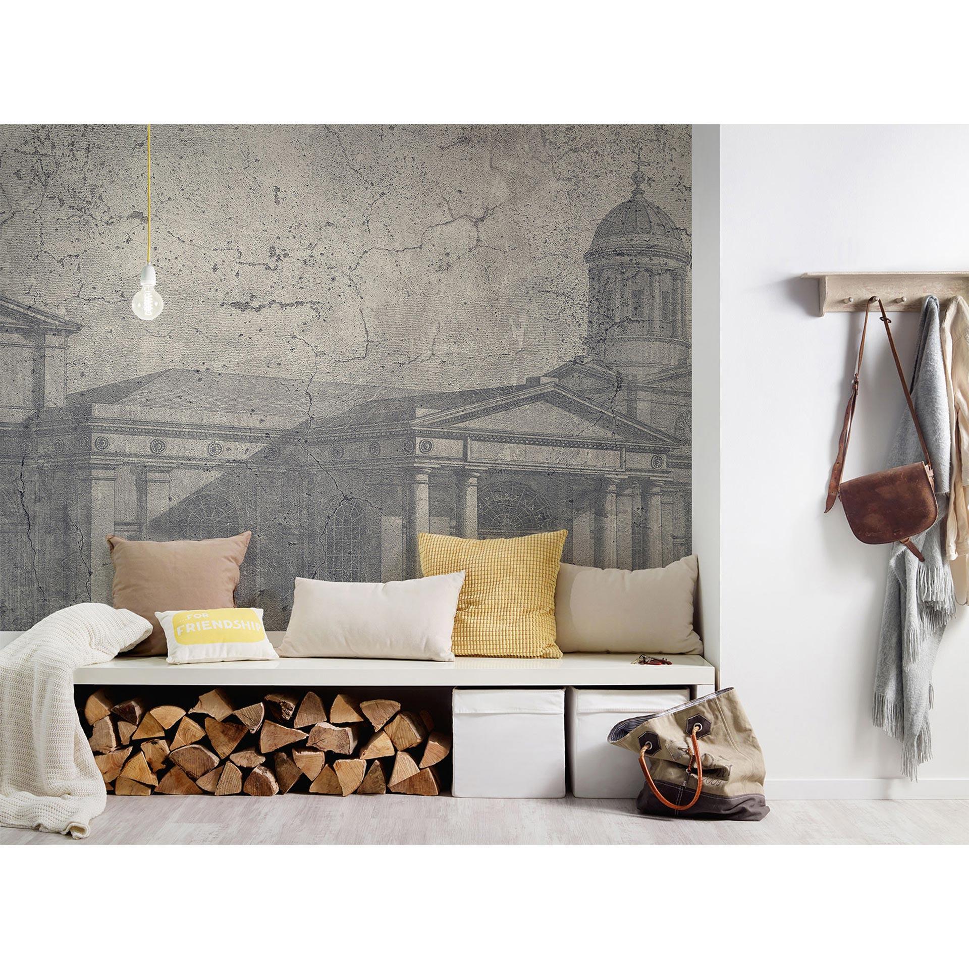 Architects Paper Papier peint photo Atelier 47 Ancient Building Architecture gris