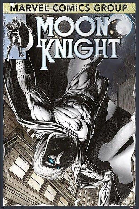 Poster, film poster Moon Knight - Comic Book Cover 61x91,5 cm