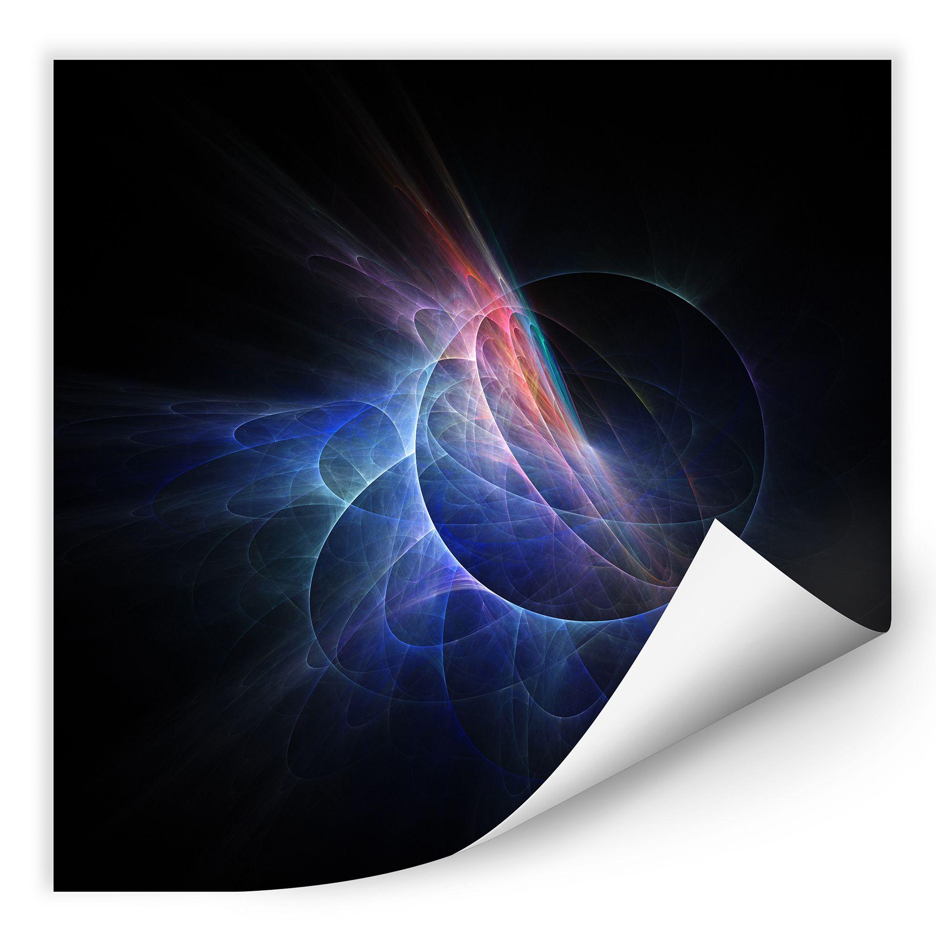 Zelfklevende Poster  Chaos Ray black
