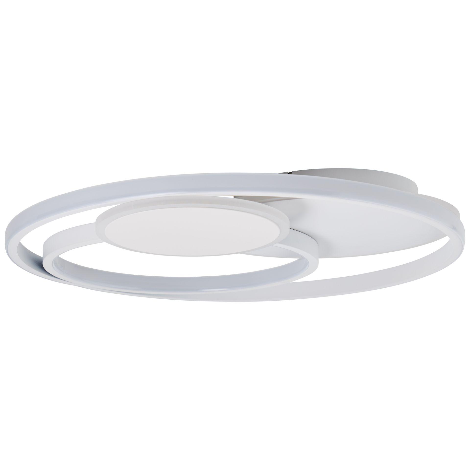 Deckenleuchte Mick, weiß, 7 x 50 cm, Metall Deckenlampe, dimmbar