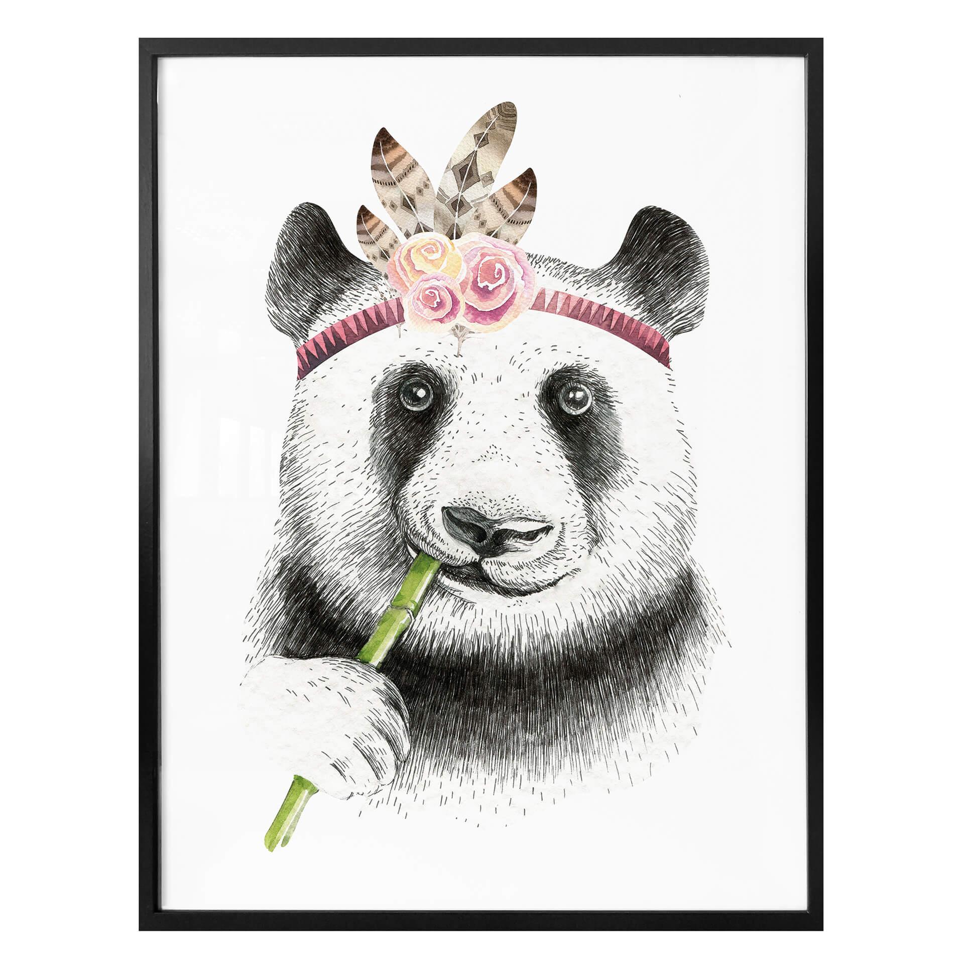 Póster Kvilis - Girlie Panda