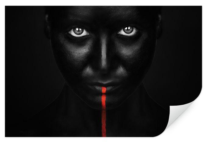 Zelfklevende Poster Petkov - Red Stripe