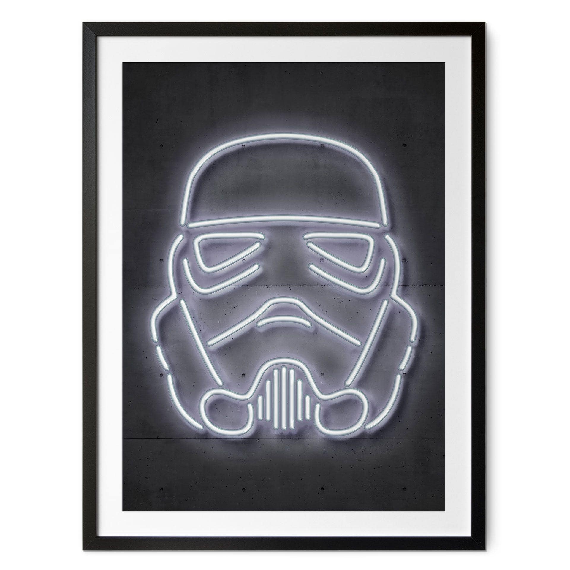 Plakat med stormtroopers hjelme - Mielu