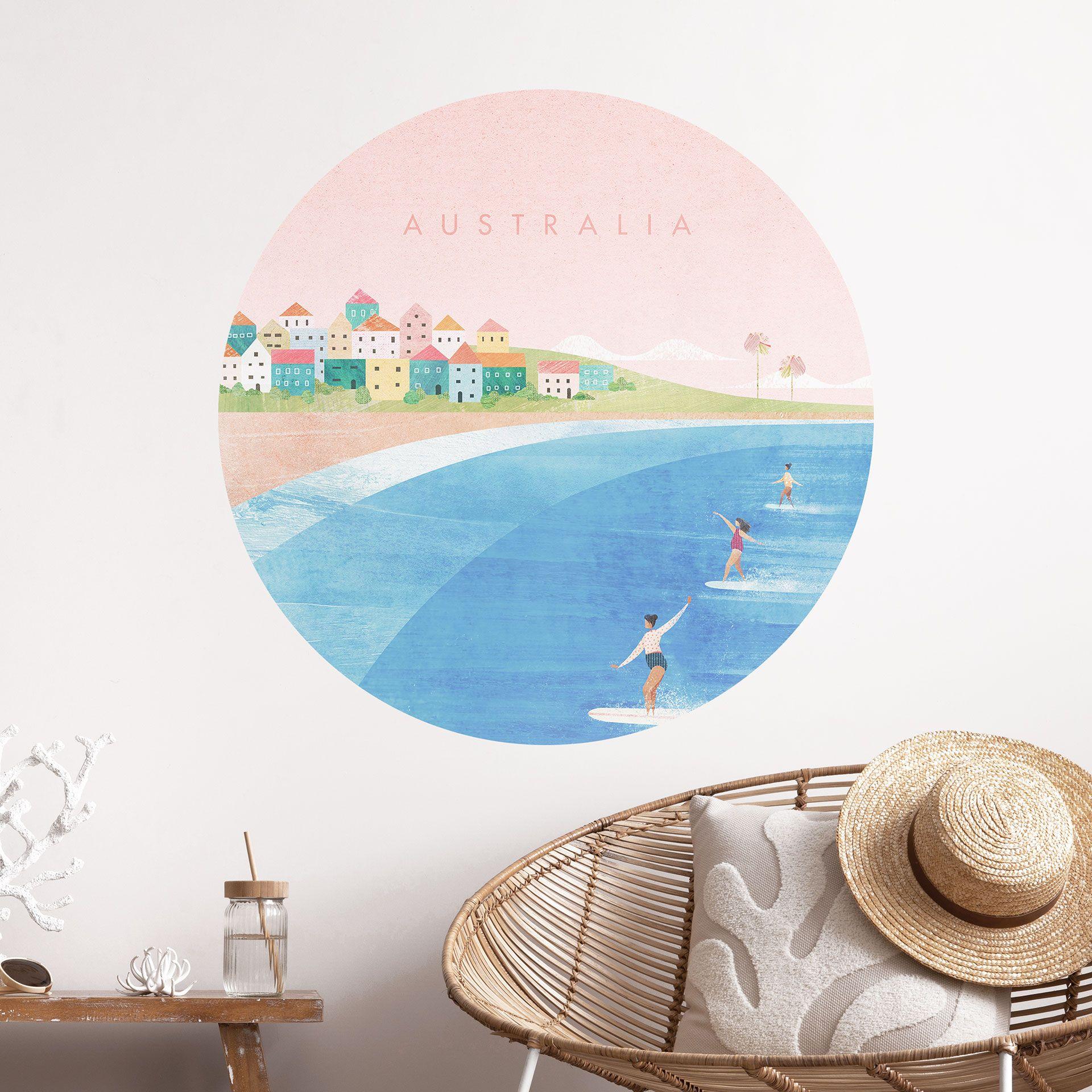 Wall Sticker Surfing på Australiens kyst - Rivers