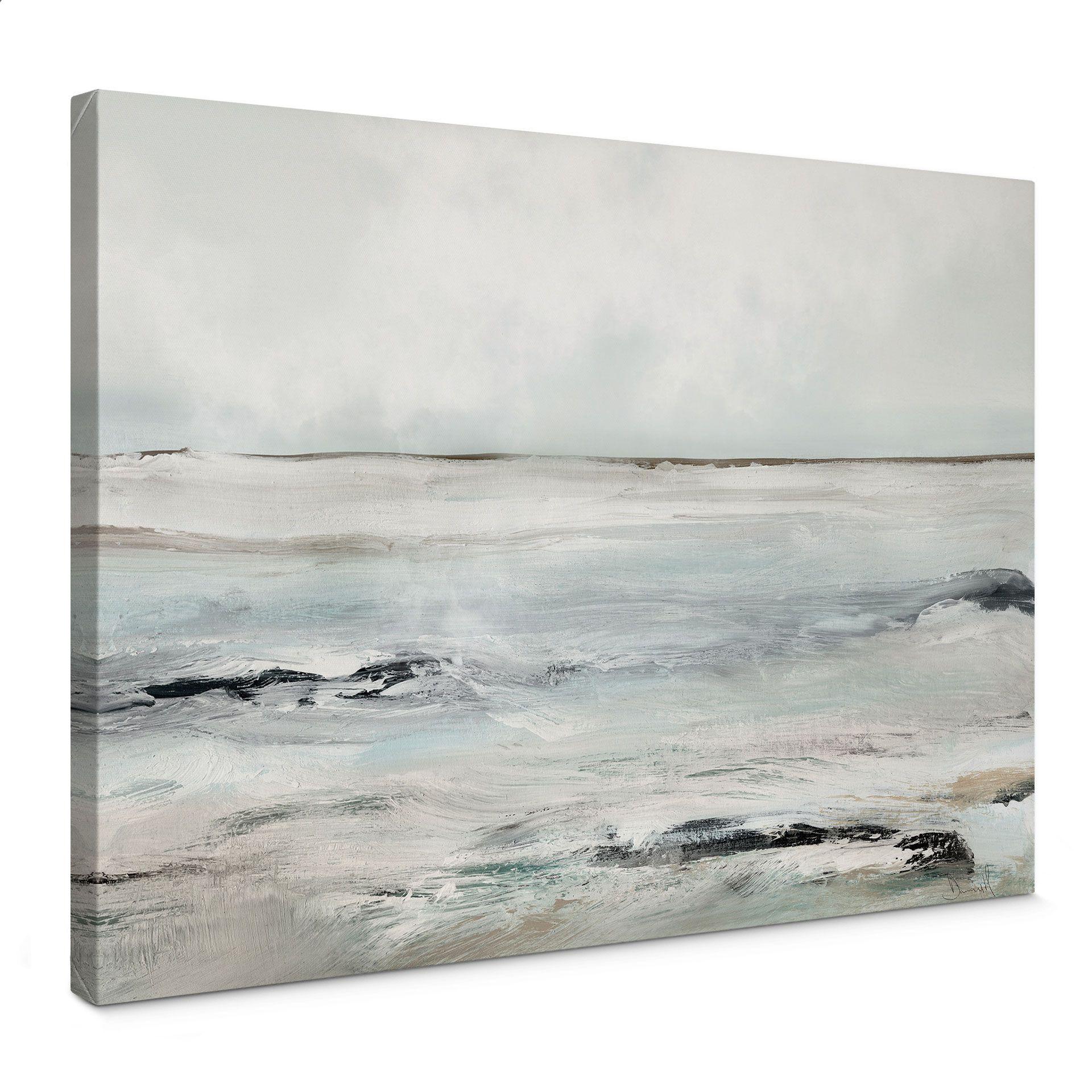 Lienzo Olas en Sandy Bay - Hobday