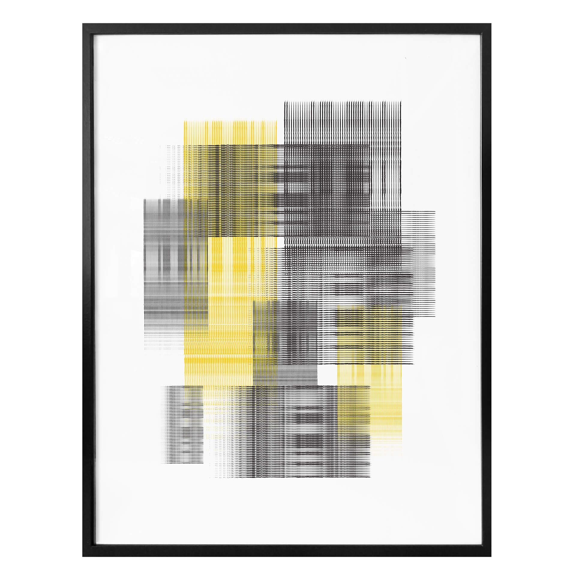Plakater - Nordic Creators - Yellow grid