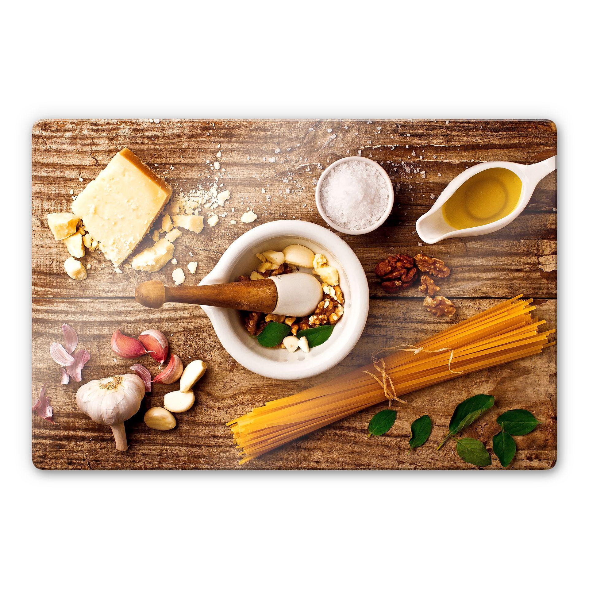Glasschilderij Laercio - Pesto Recept