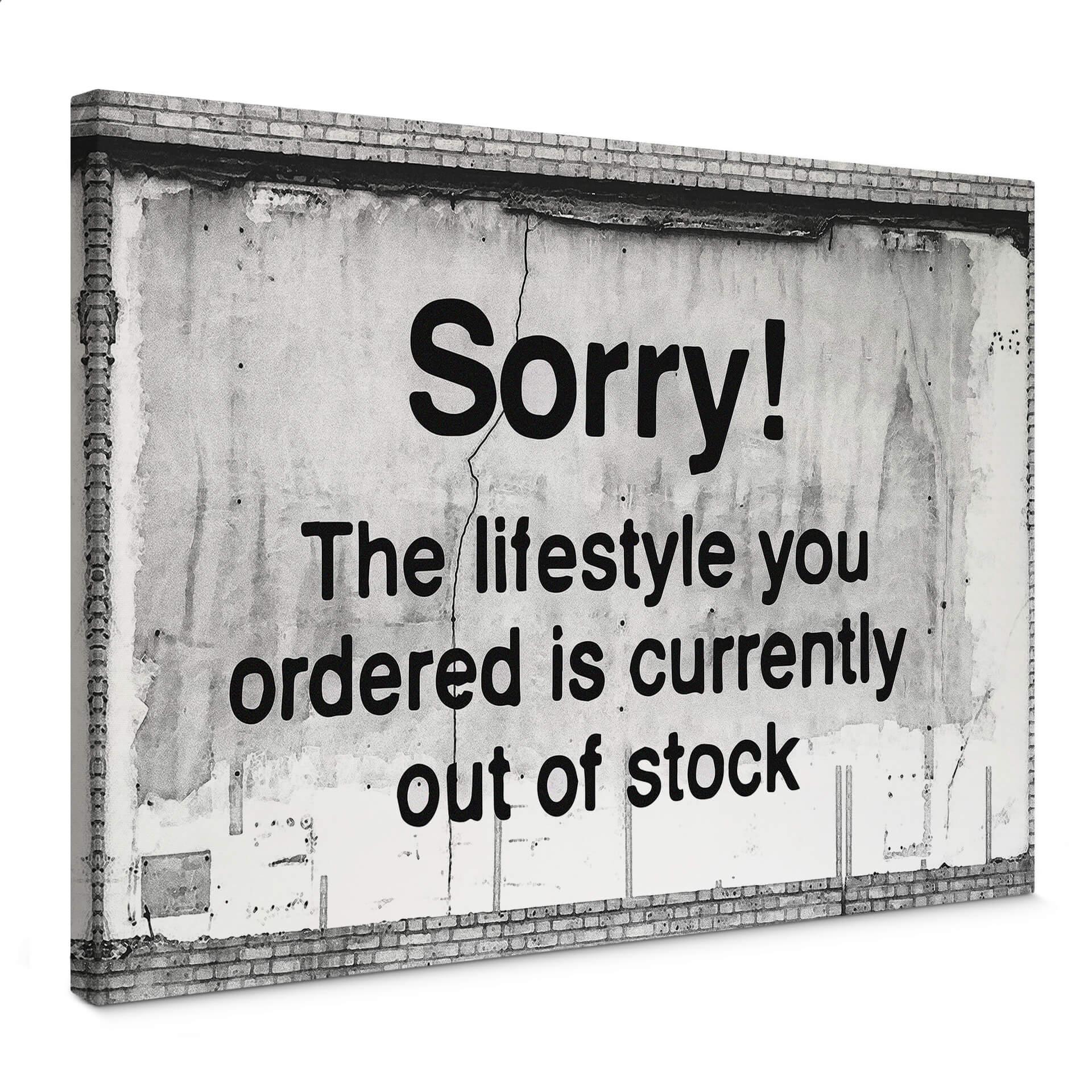 Lienzo Banksy - Agotado