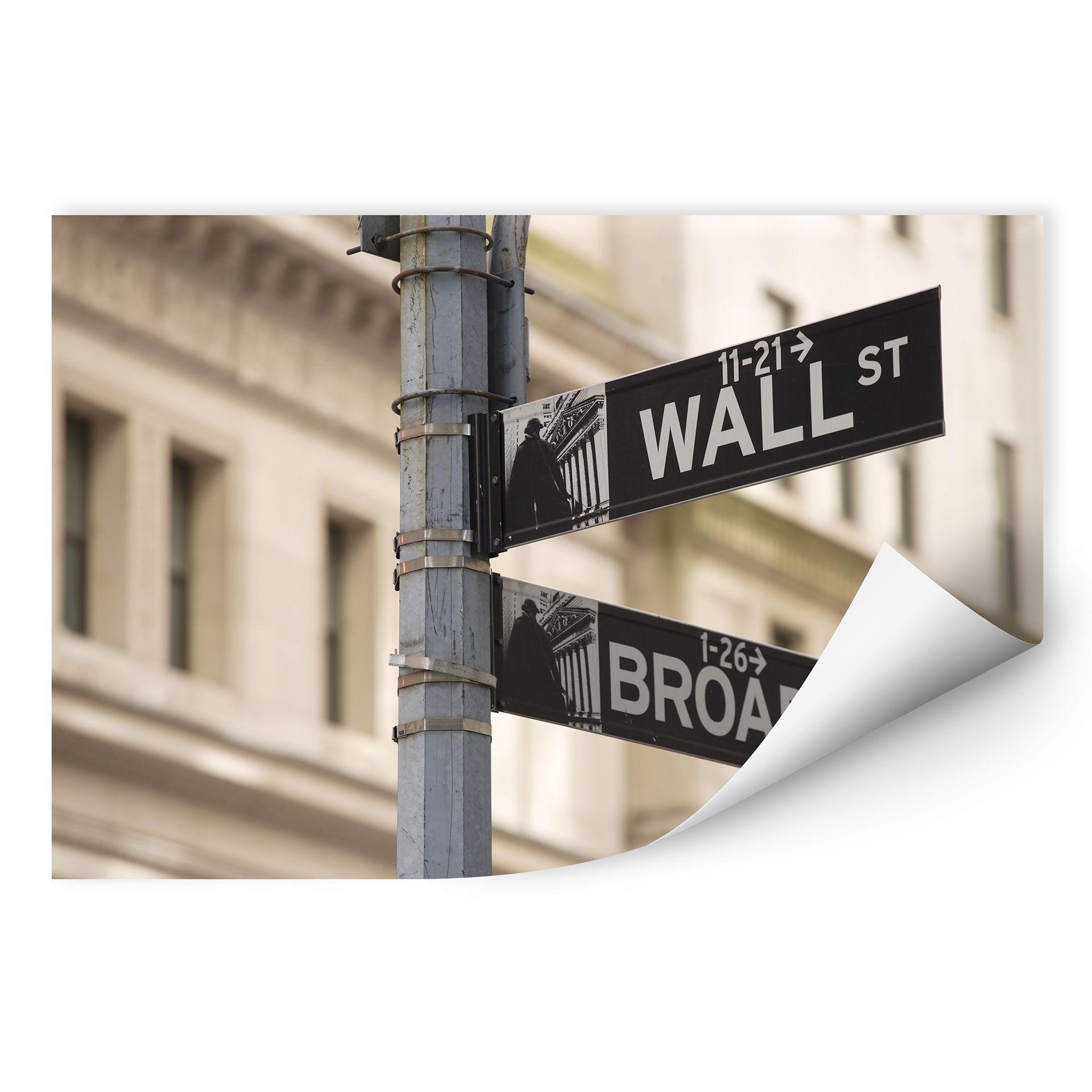 Zelfklevende Poster - Wallstreet