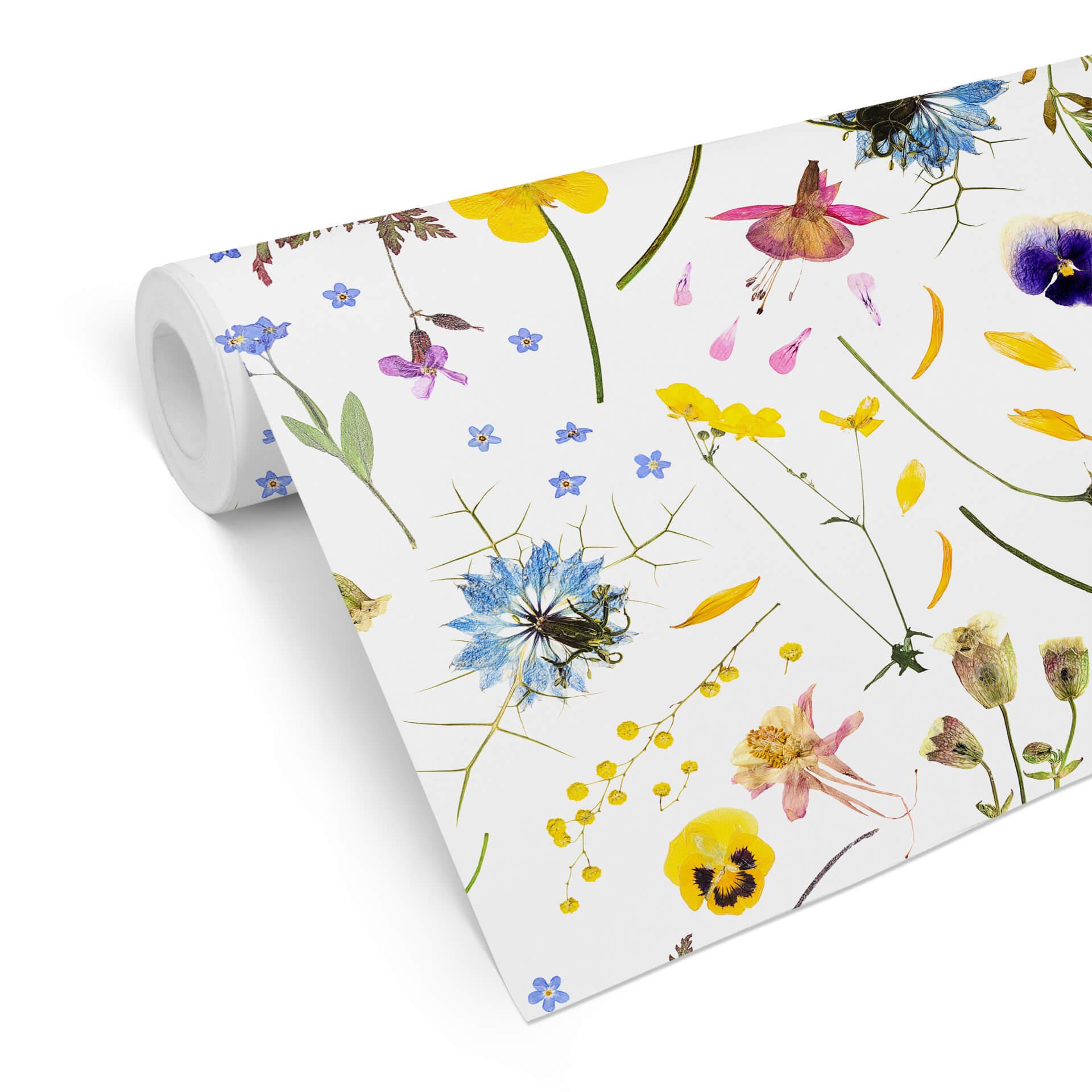 Mønstret tapet UN Designs - Tørrede blomster