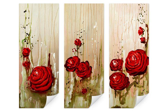 Zelfklevende Poster  - Fedrau - Roses