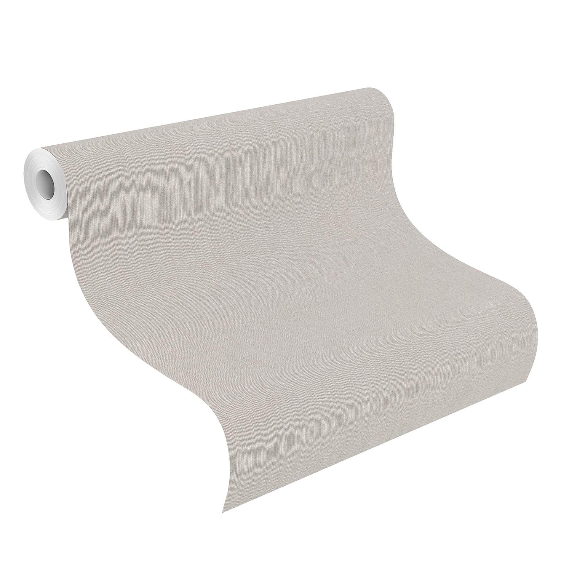 Rasch Papier peint intissé uni Florentine III gris clair